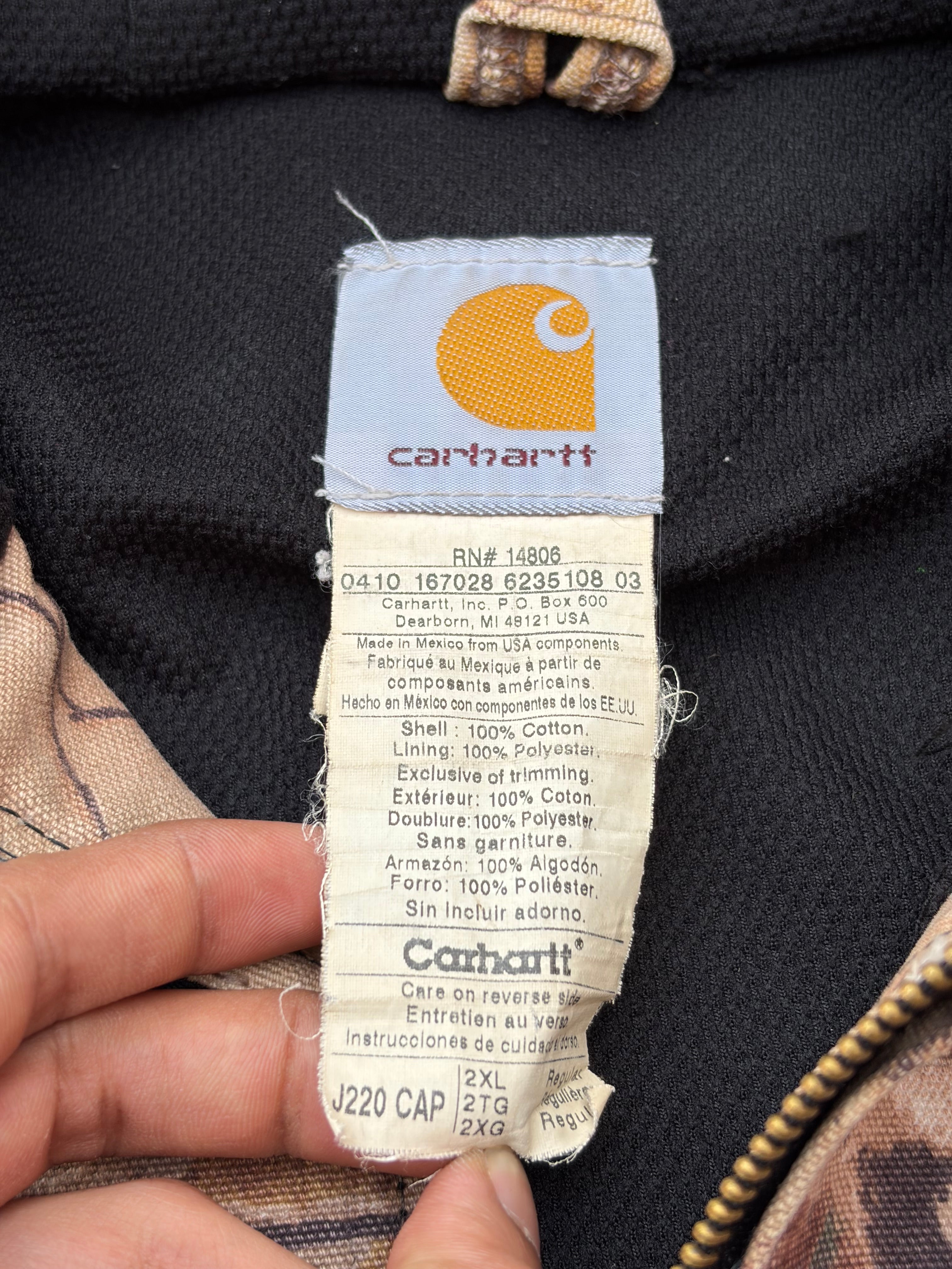 Vintage 00s Carhartt Realtree Camo Jacket XL