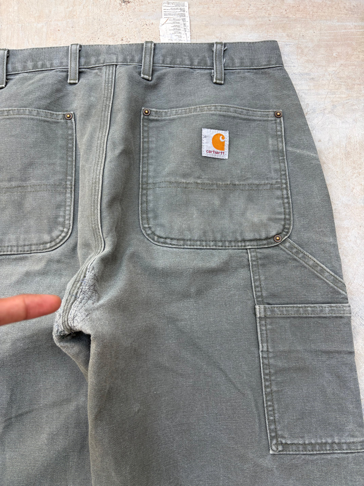 Vintage Sunfaded Bootcut Carhartt Double Knee pants 33