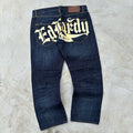 Vintage Edhardy Spell Out Jeans 34