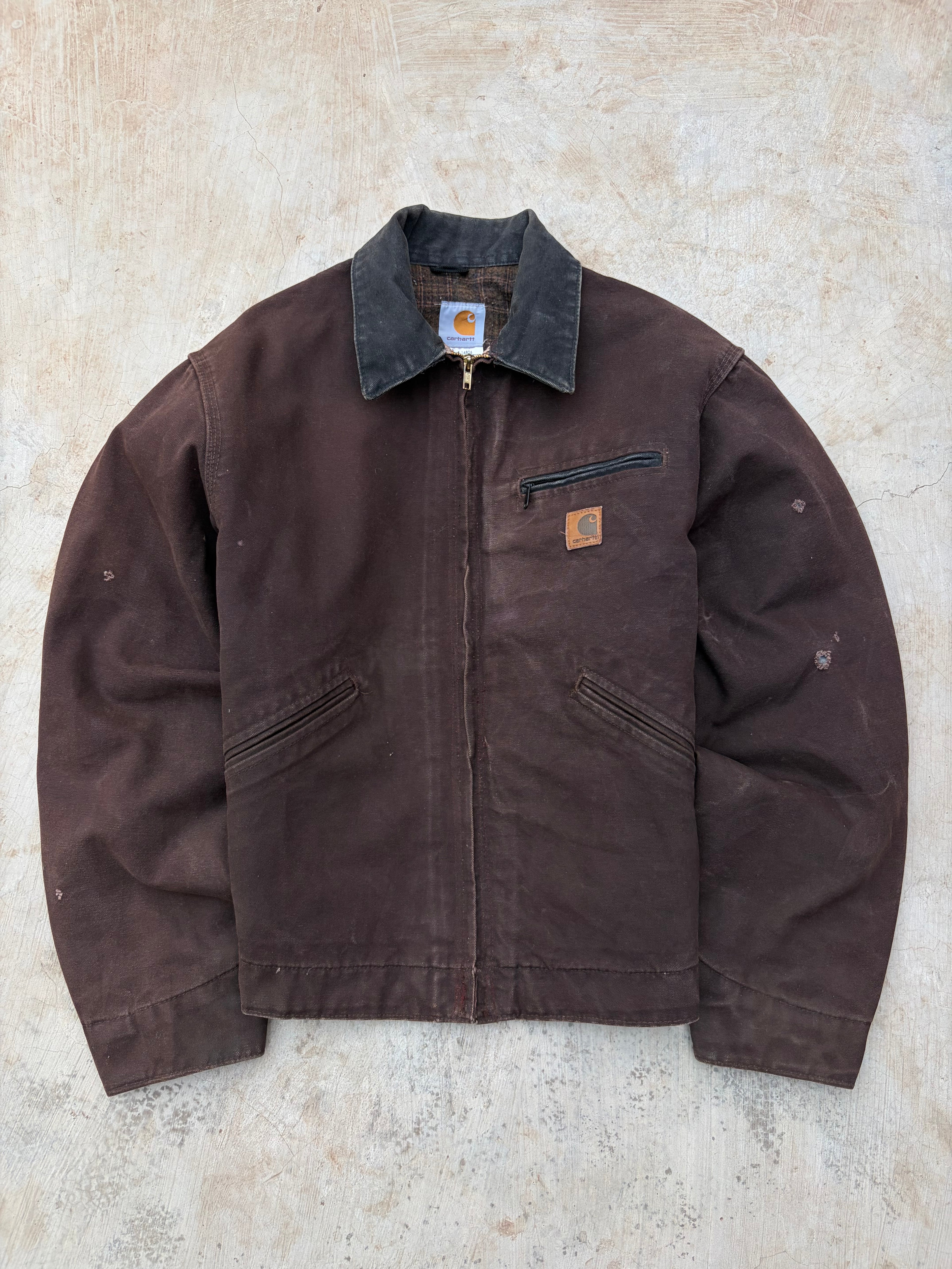 Vintage 00s Carhartt Detroit Jacket J97 DKB M/L