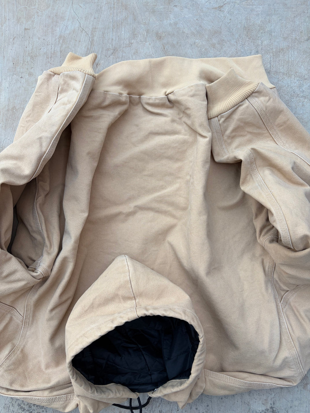 Vintage 90s Carhartt J06 WET Active Jacket Tan 1998 Rare XL