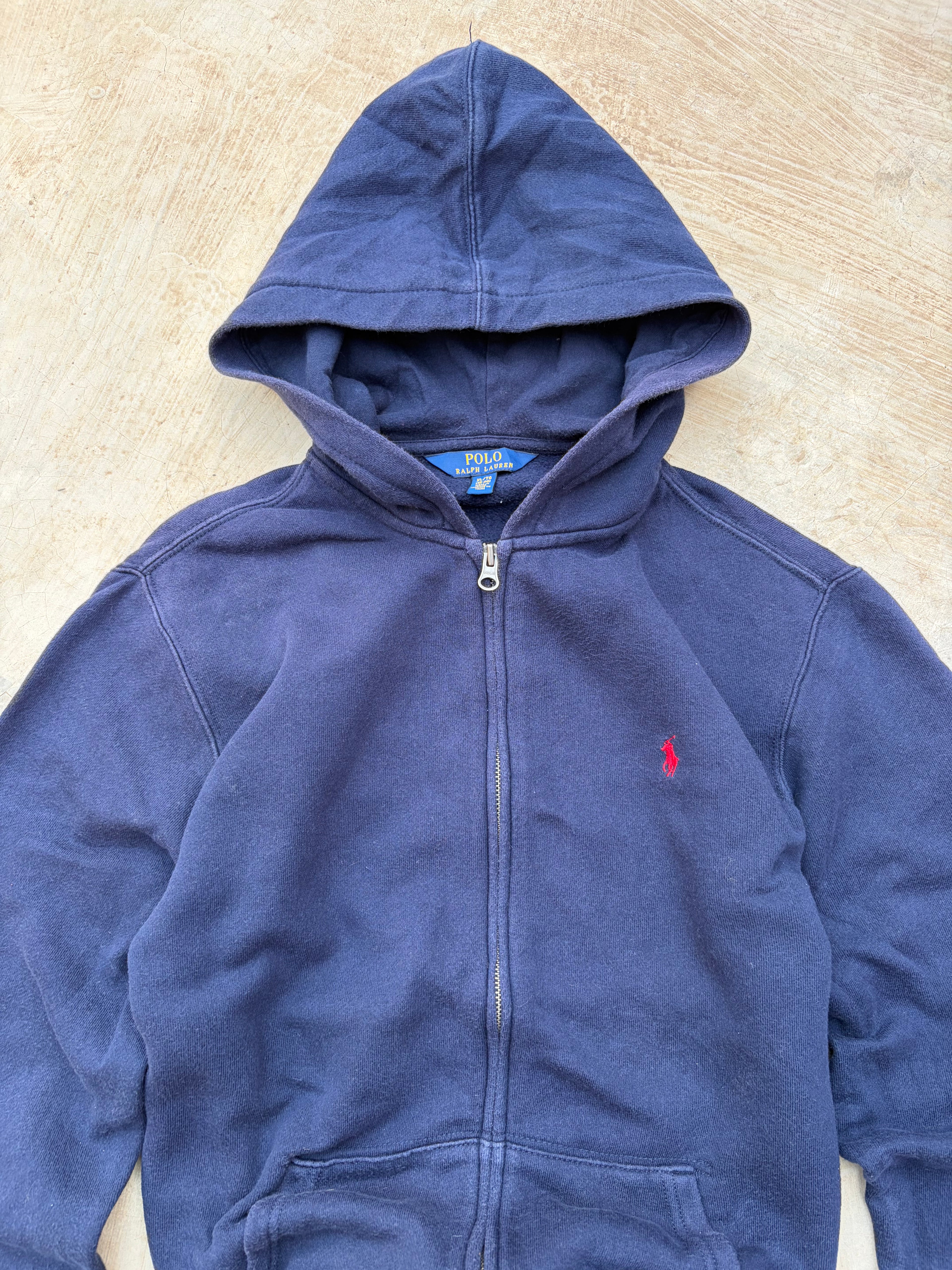 Vintage 90s Polo Ralph Lauren Zip Hoodie M