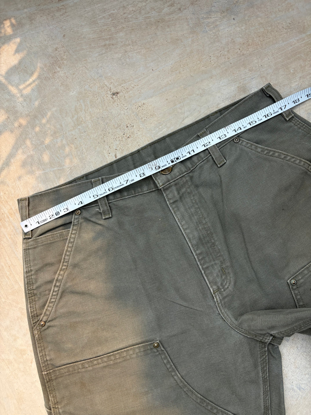Vintage faded Carhartt Double Knee pants 34
