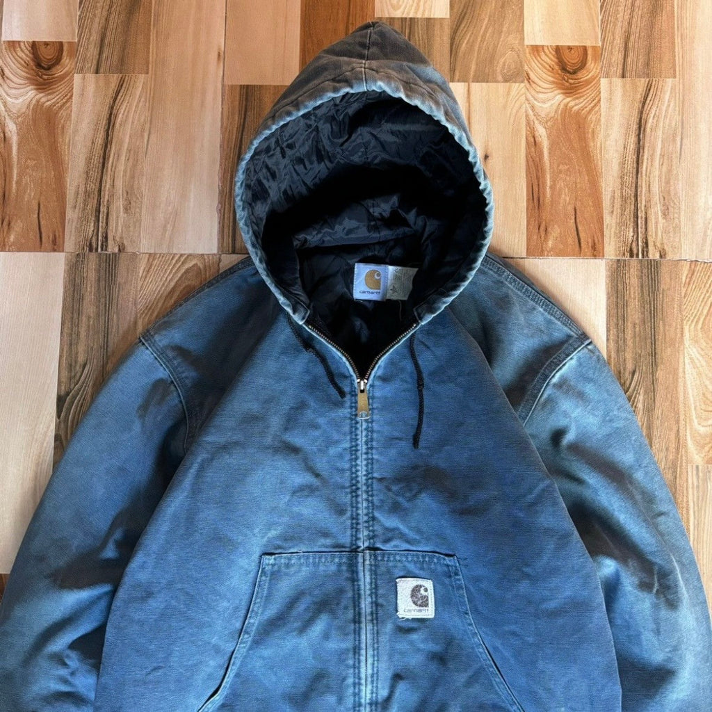 Vintage 90s Faded Carhartt Active Jacket HTG L