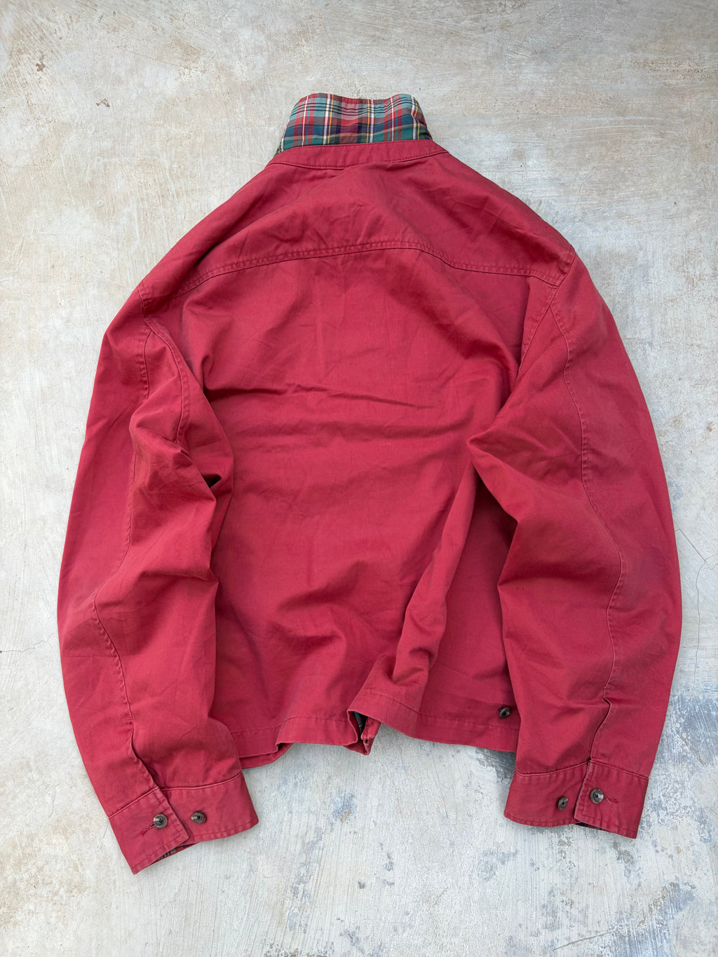 90s Vintage Polo Ralph Lauren Red Harrington Jacket XL/XXL