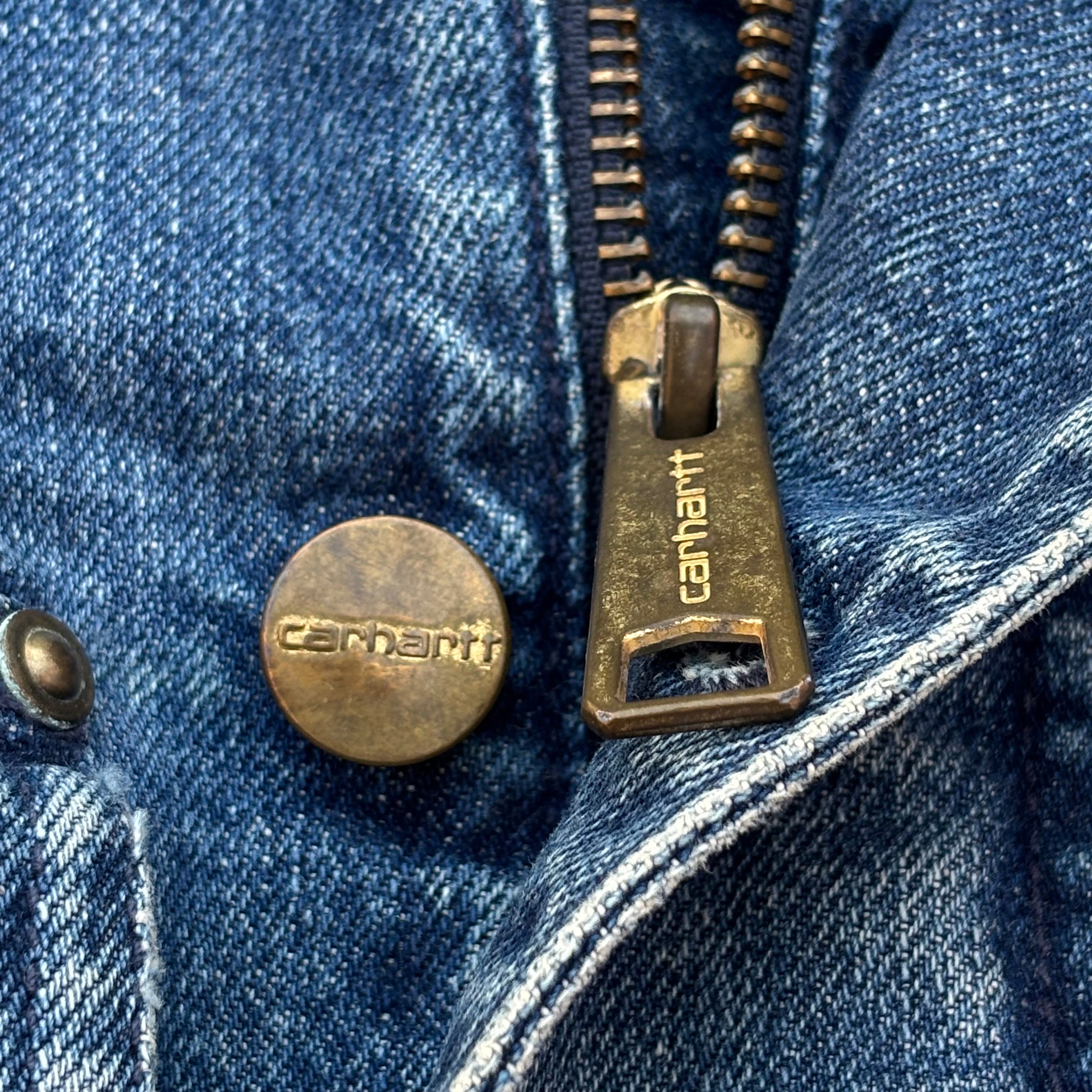 Carhartt Phoenix Coat Denim Sherpa Jacket M