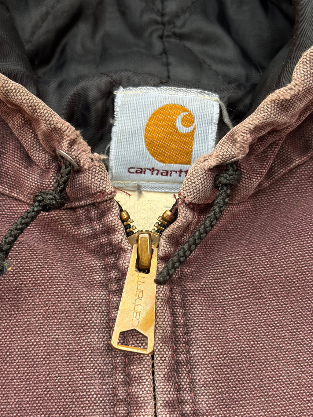 Vintage 1999 Sunfaded Carhartt Active Jacket J06 BRG XL