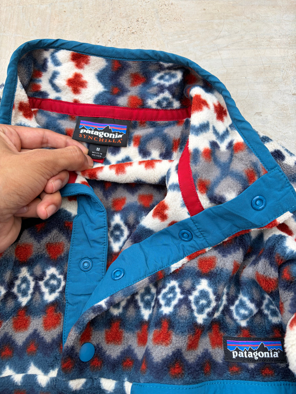 Vintage Patagonia Synchilla Aztec Fleece Pullover M/L