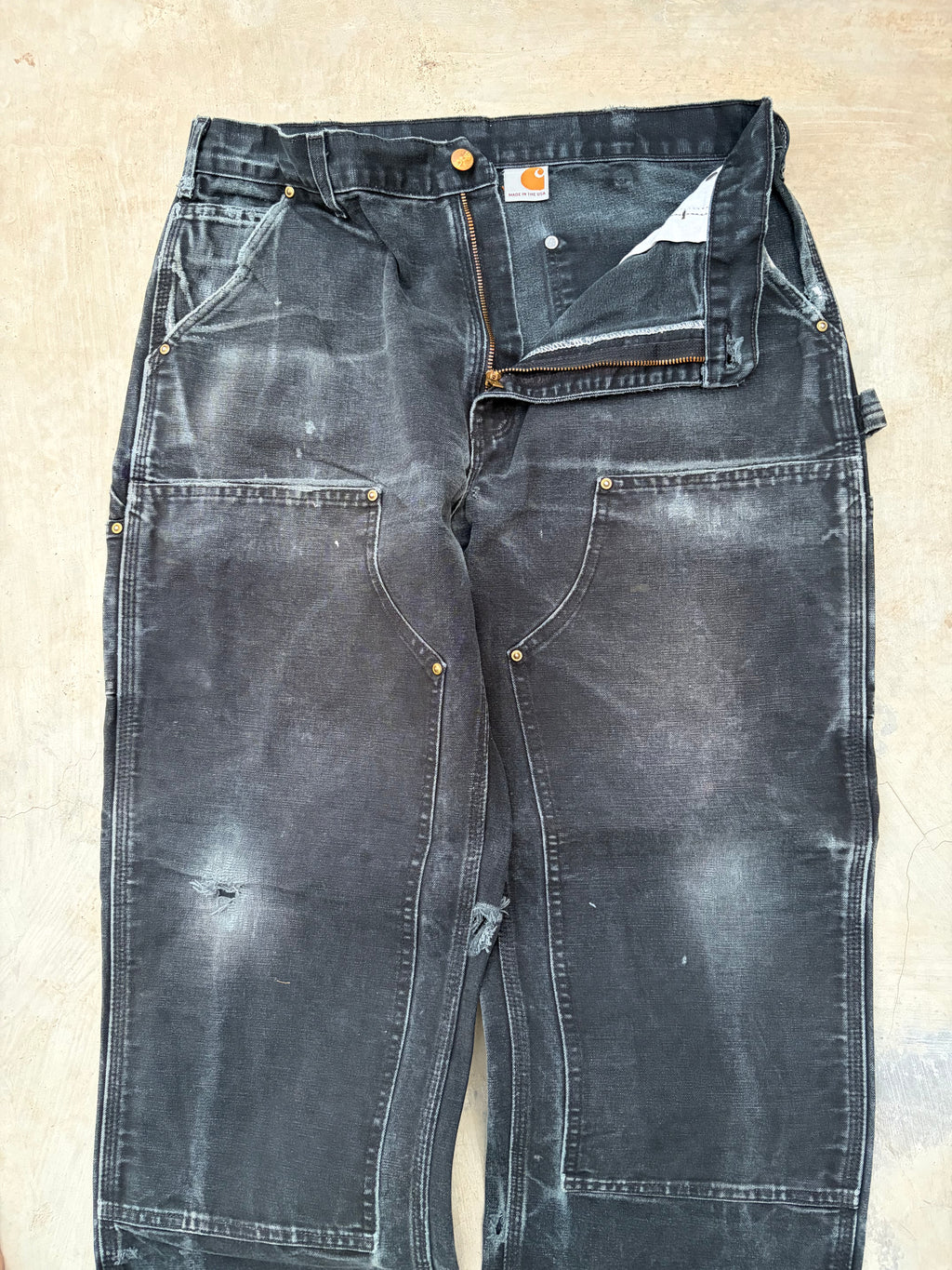 Vintage Faded & Thrashed Carhartt Double Knee 36