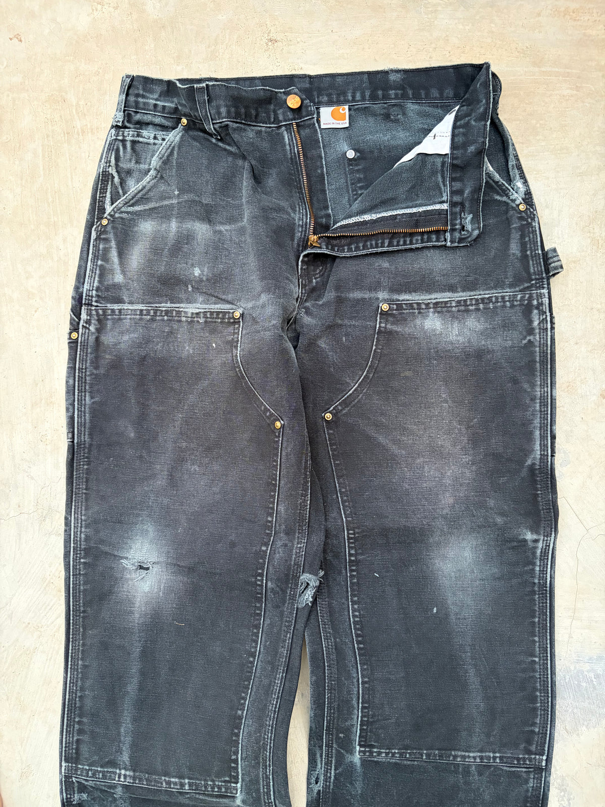 Vintage Faded & Thrashed Carhartt Double Knee 36
