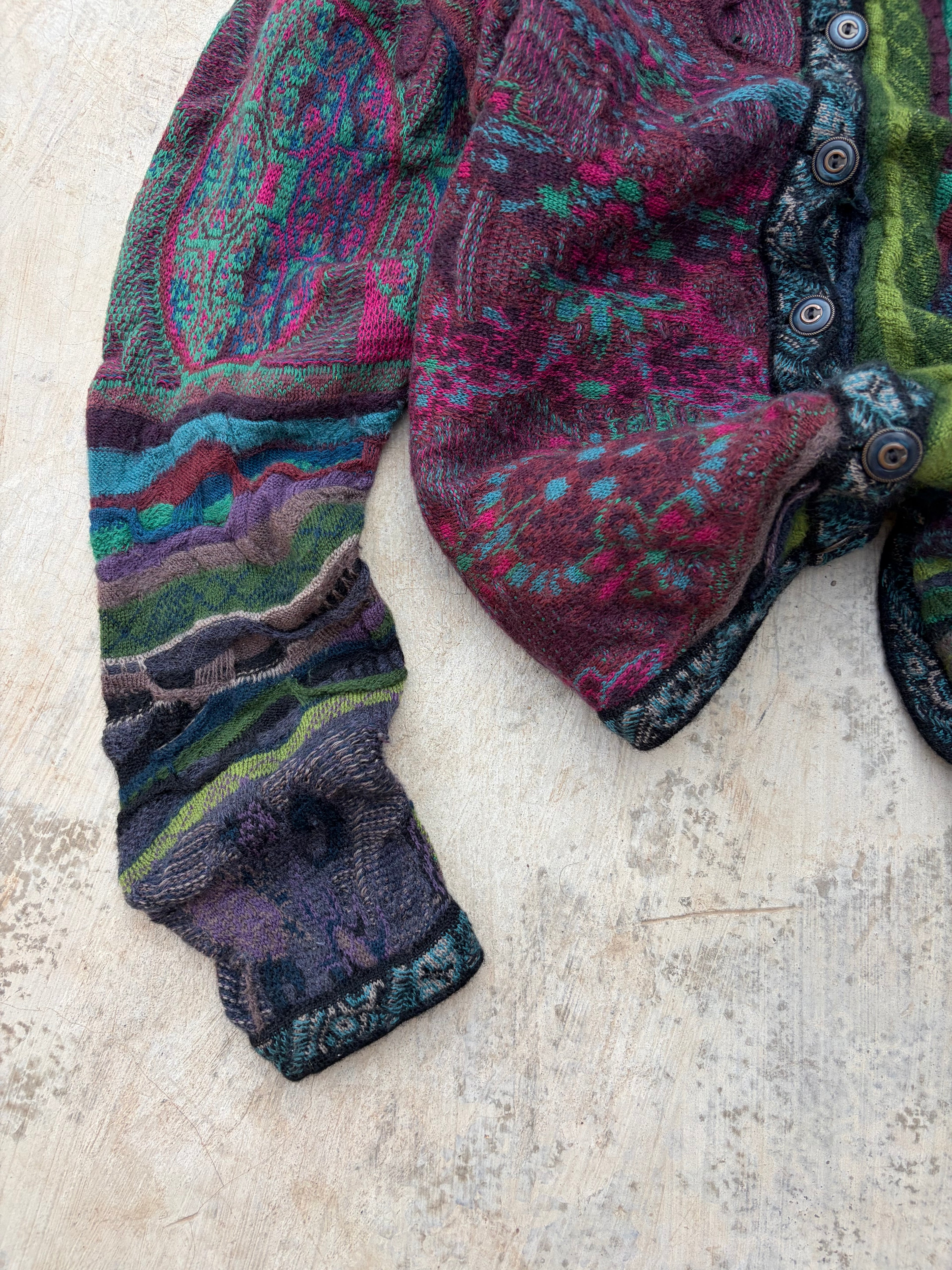 Vintage 90s Coogi Cardigan M