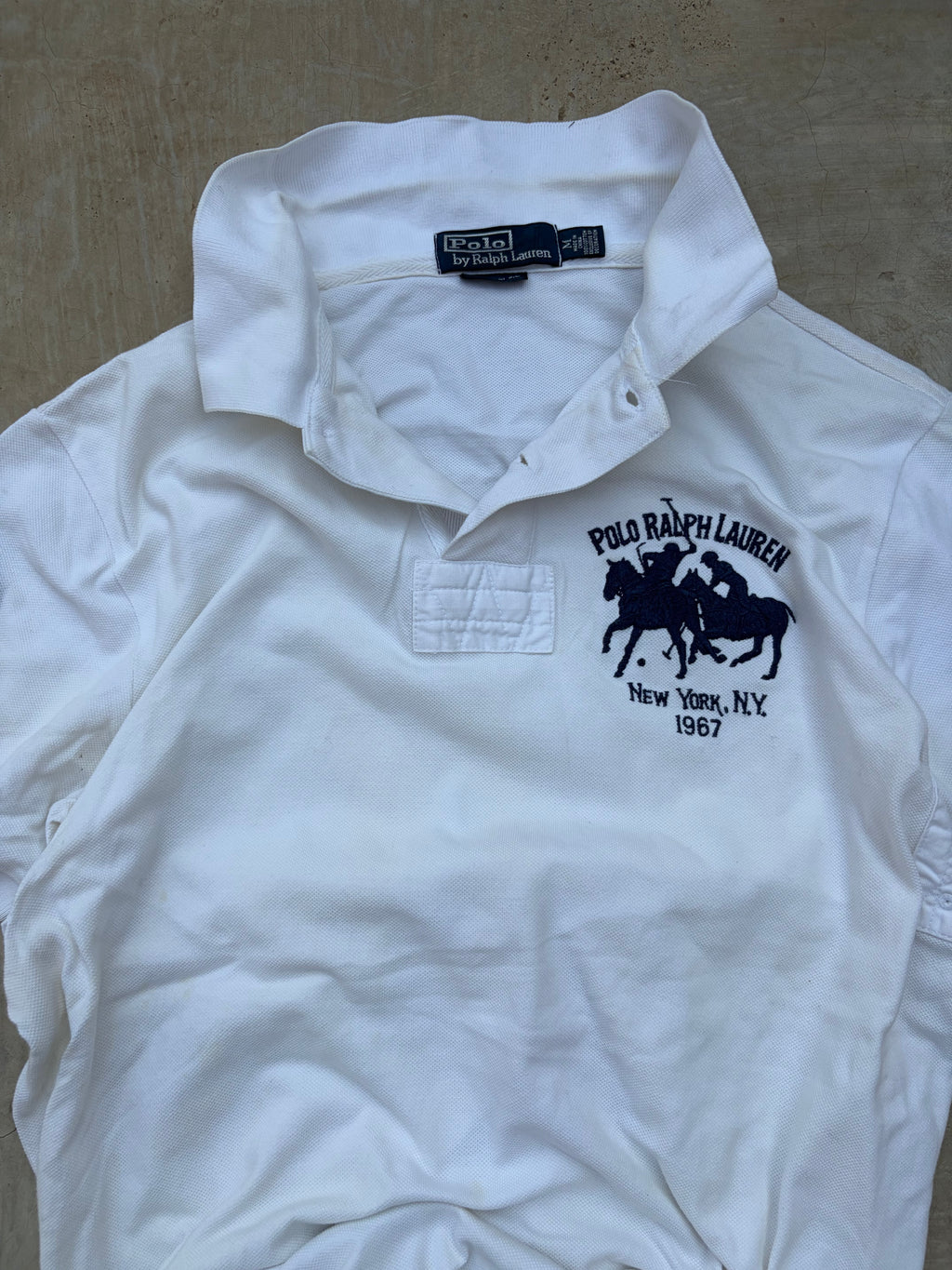 Vintage Polo Ralph Lauren Polo Shirt – New York 1967 Equestrian Graphic S