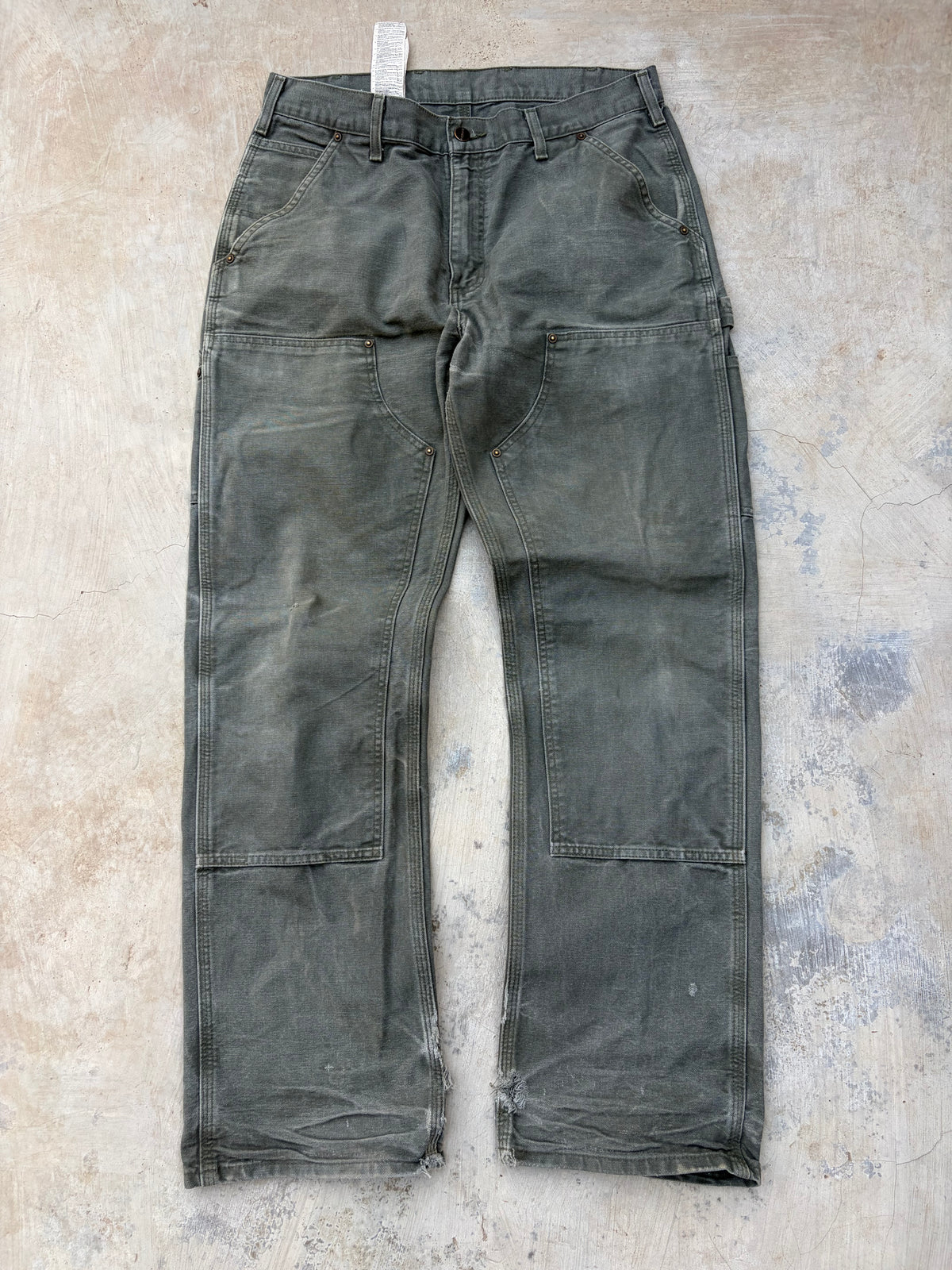 Vintage Sunfaded Bootcut Carhartt Double Knee pants 33