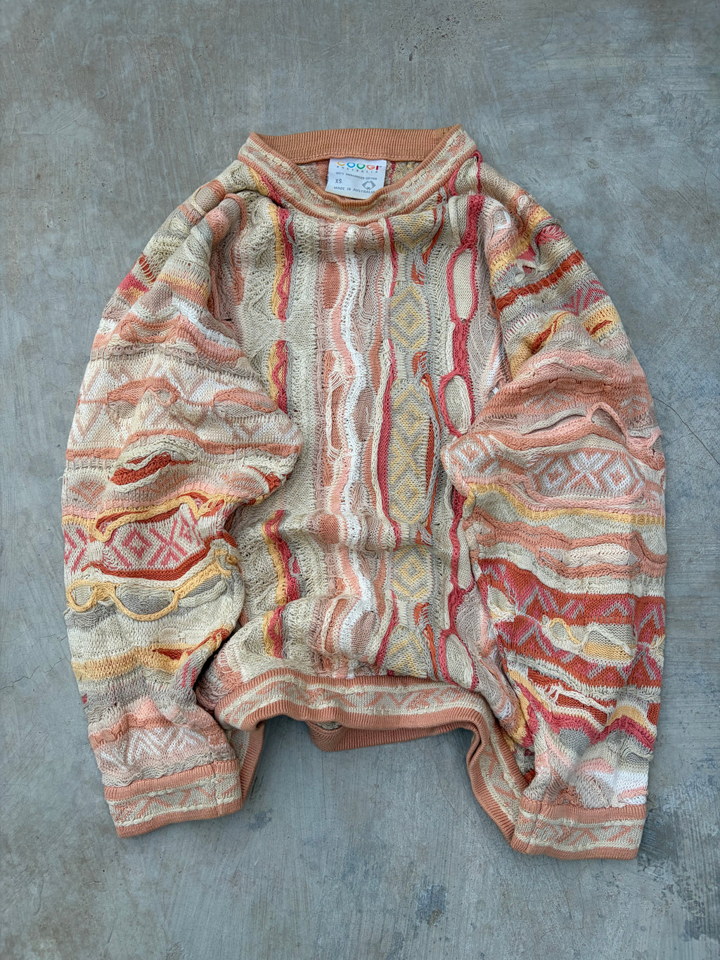 Vintage COOGI Australia 3D Knit Sweater XS/S