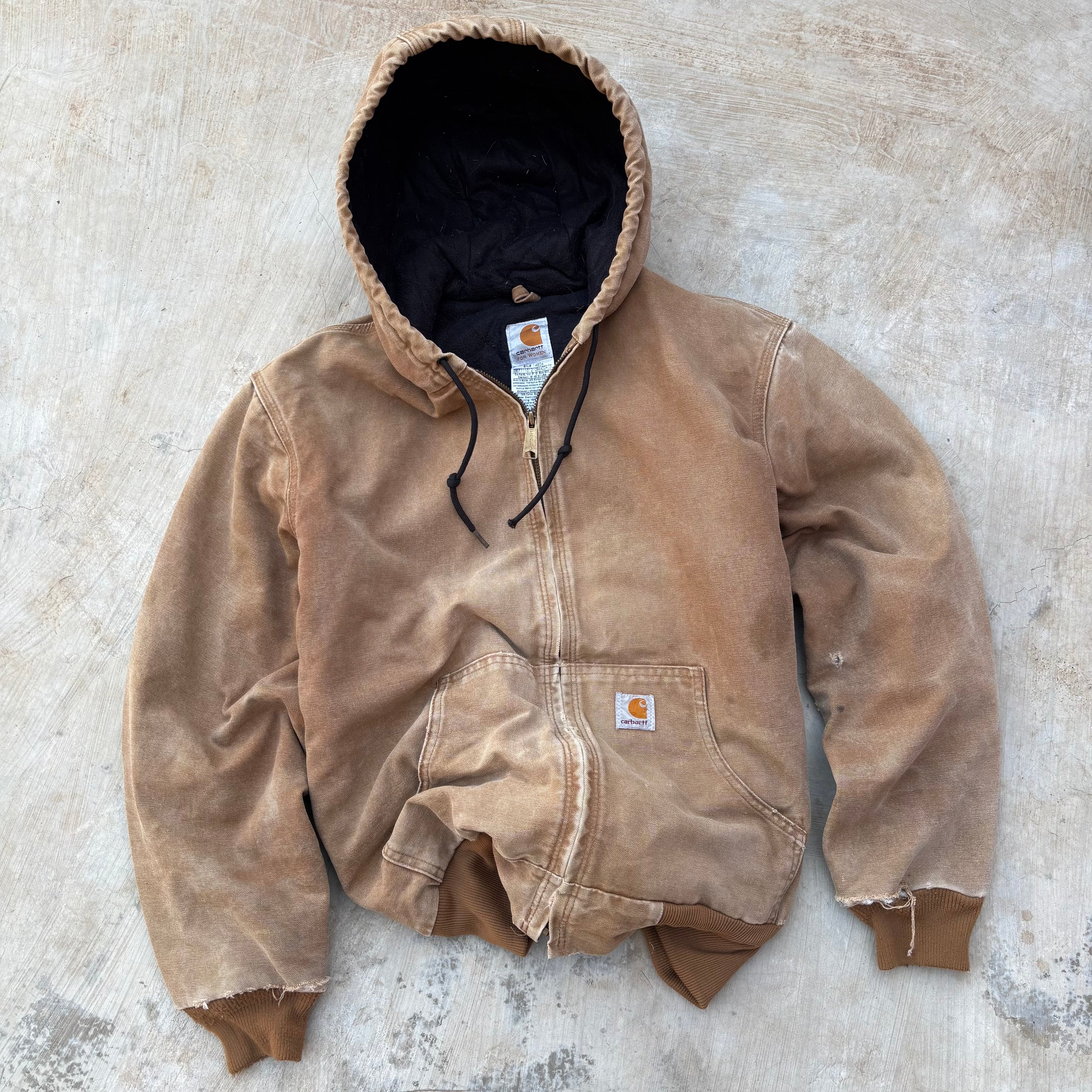 Vintage Carhartt Active Jacket WJ130 BRN M