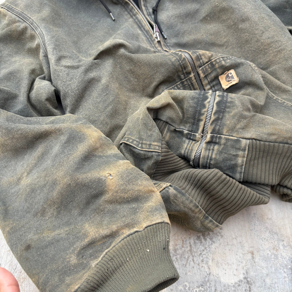 Vintage 00s Thrashed Sunfaded Carhartt Active Jacket Mos M