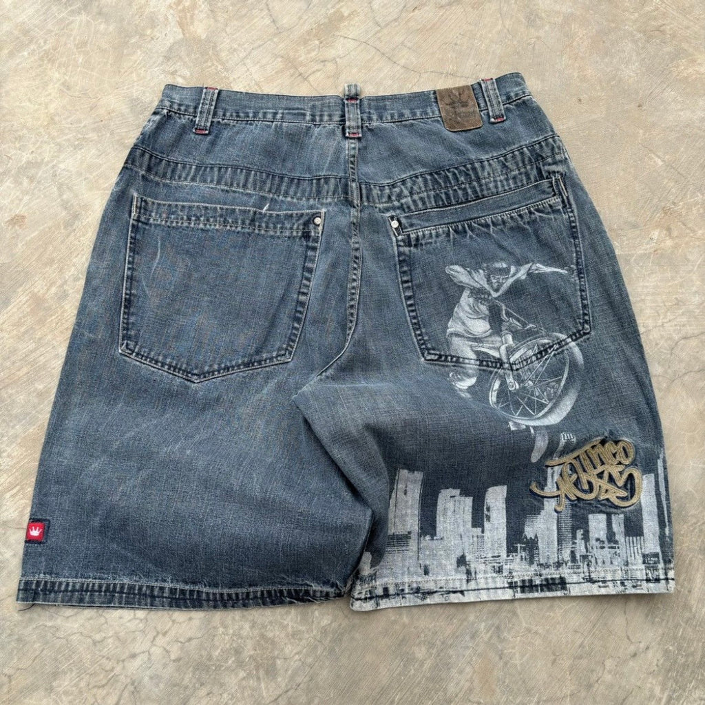 Vintage 90s Jnco Wideleg Jorts 40