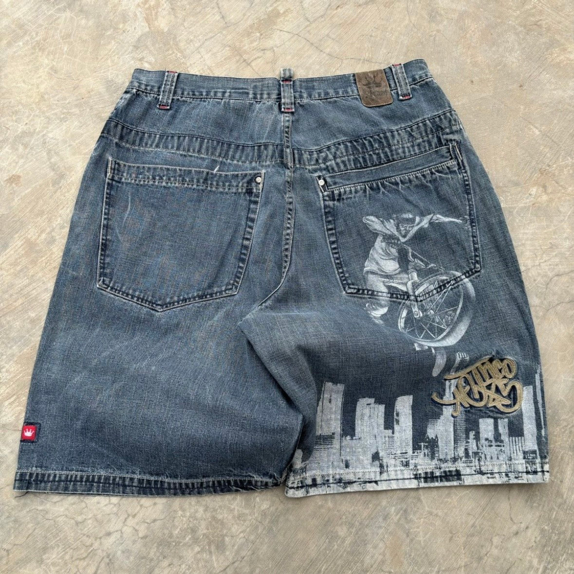 Vintage 90s Jnco Wideleg Jorts 40