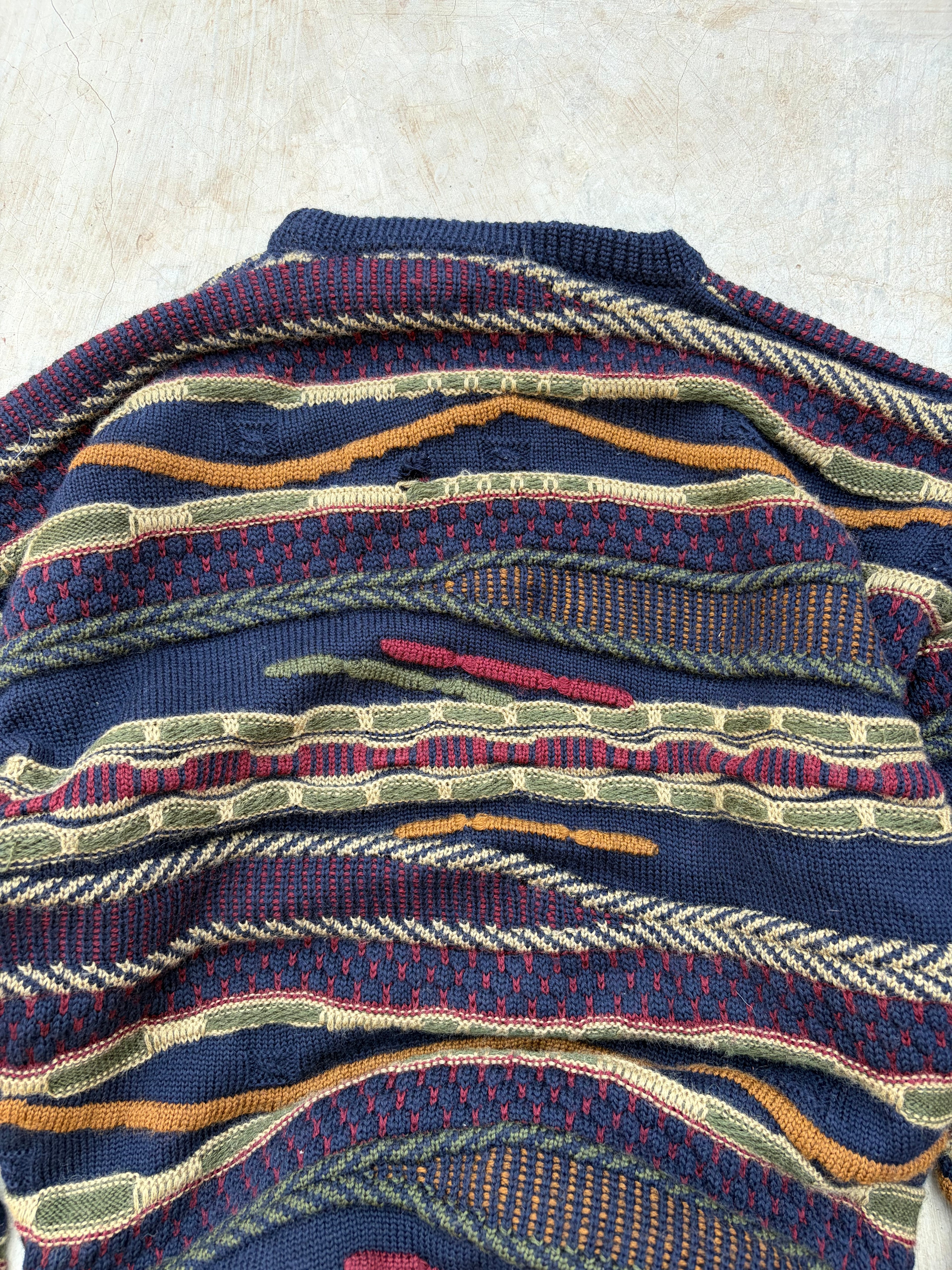 Vintage 90s Geccu Coogi Style Sweater L