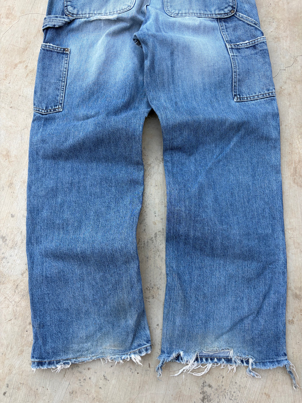 Vintage Carhartt Double Knee Carpenter Jeans Distressed Workwear Rare 32