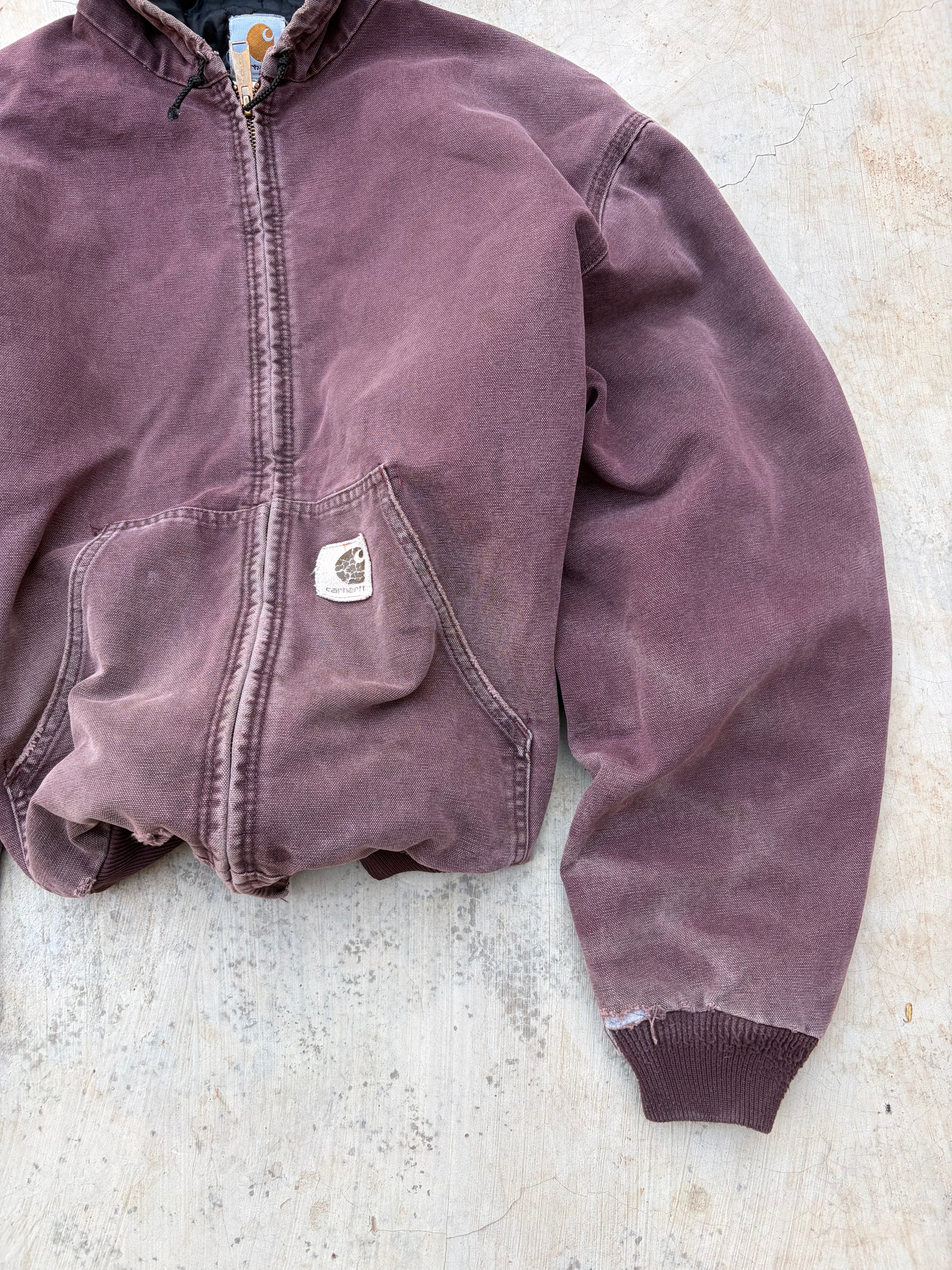 Vintage 1999 Sunfaded Carhartt Active Jacket J06 BRG XL