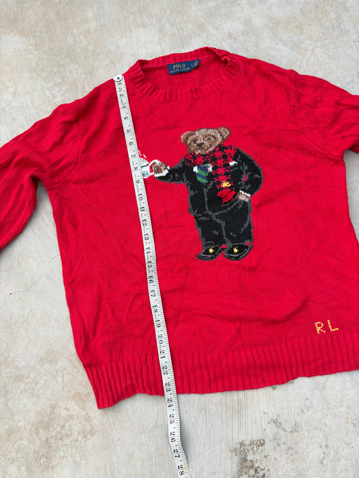 Vintage Polo Ralph Lauren Polo Bear Sweater M