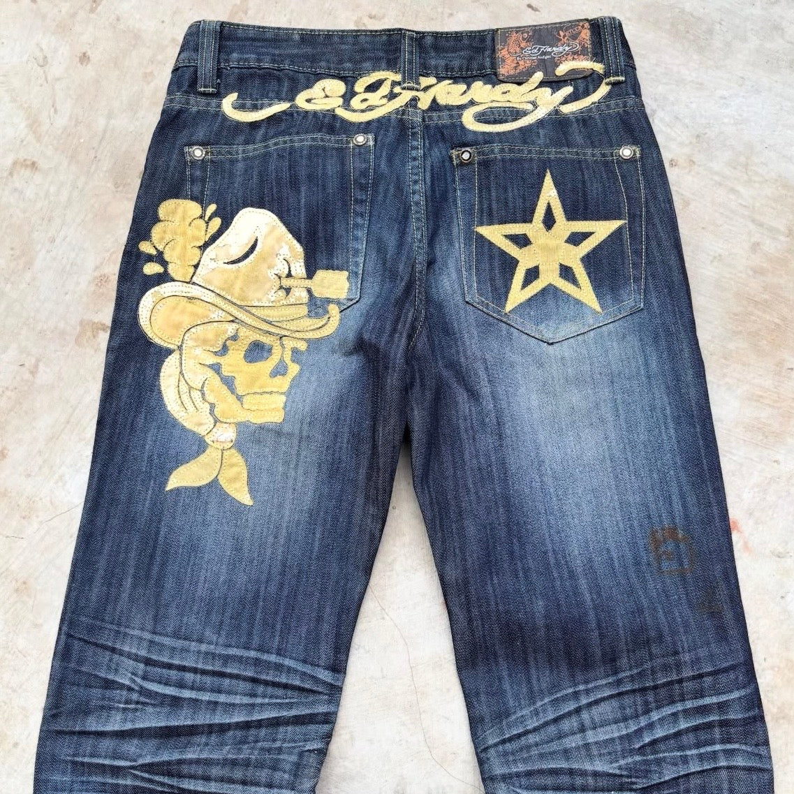 Vintage Edhardy Skull Bootcut Pant 30