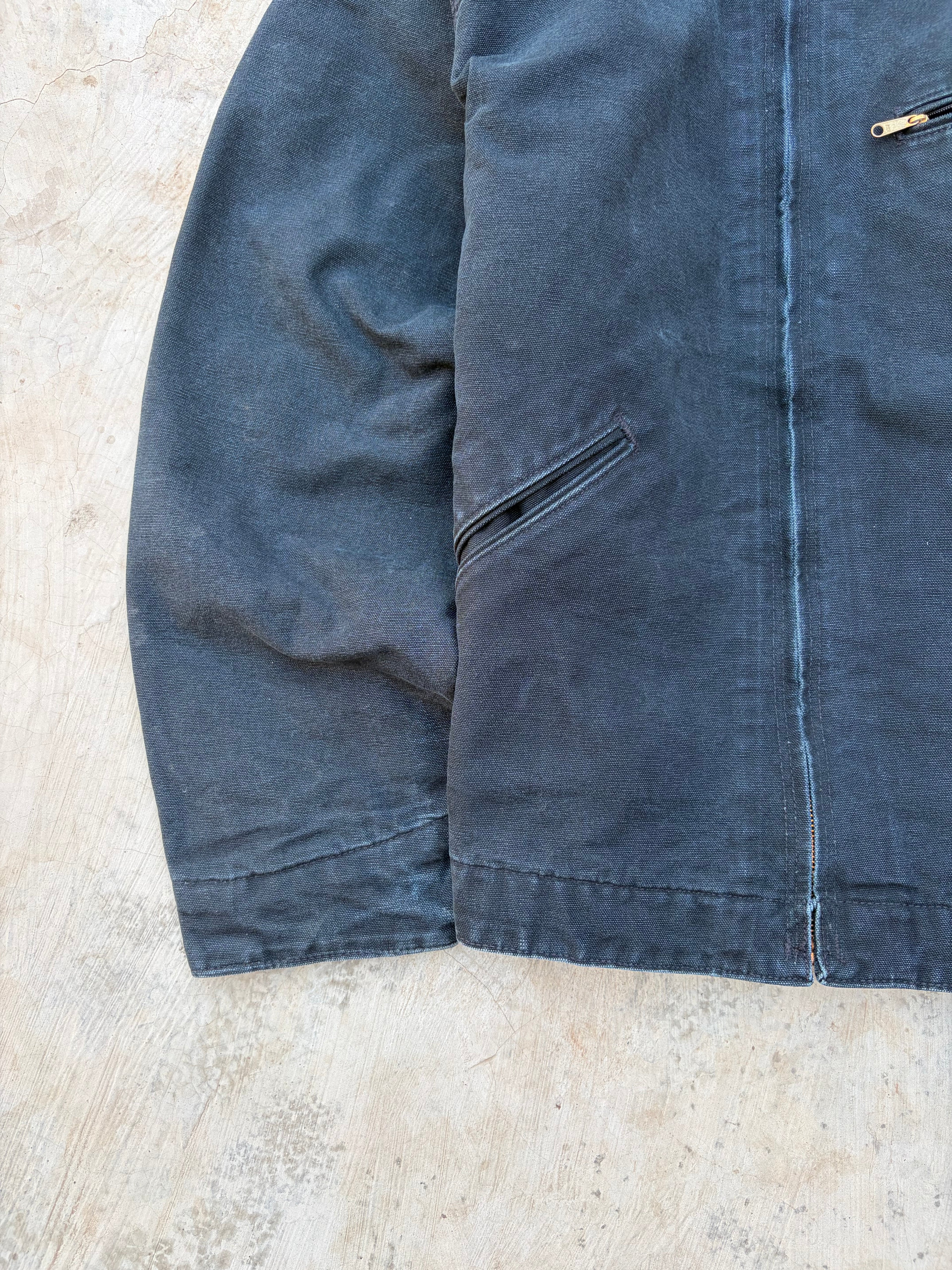 Vintage Sunfaded Carhartt Detroit Jacket EJ001 BLK L
