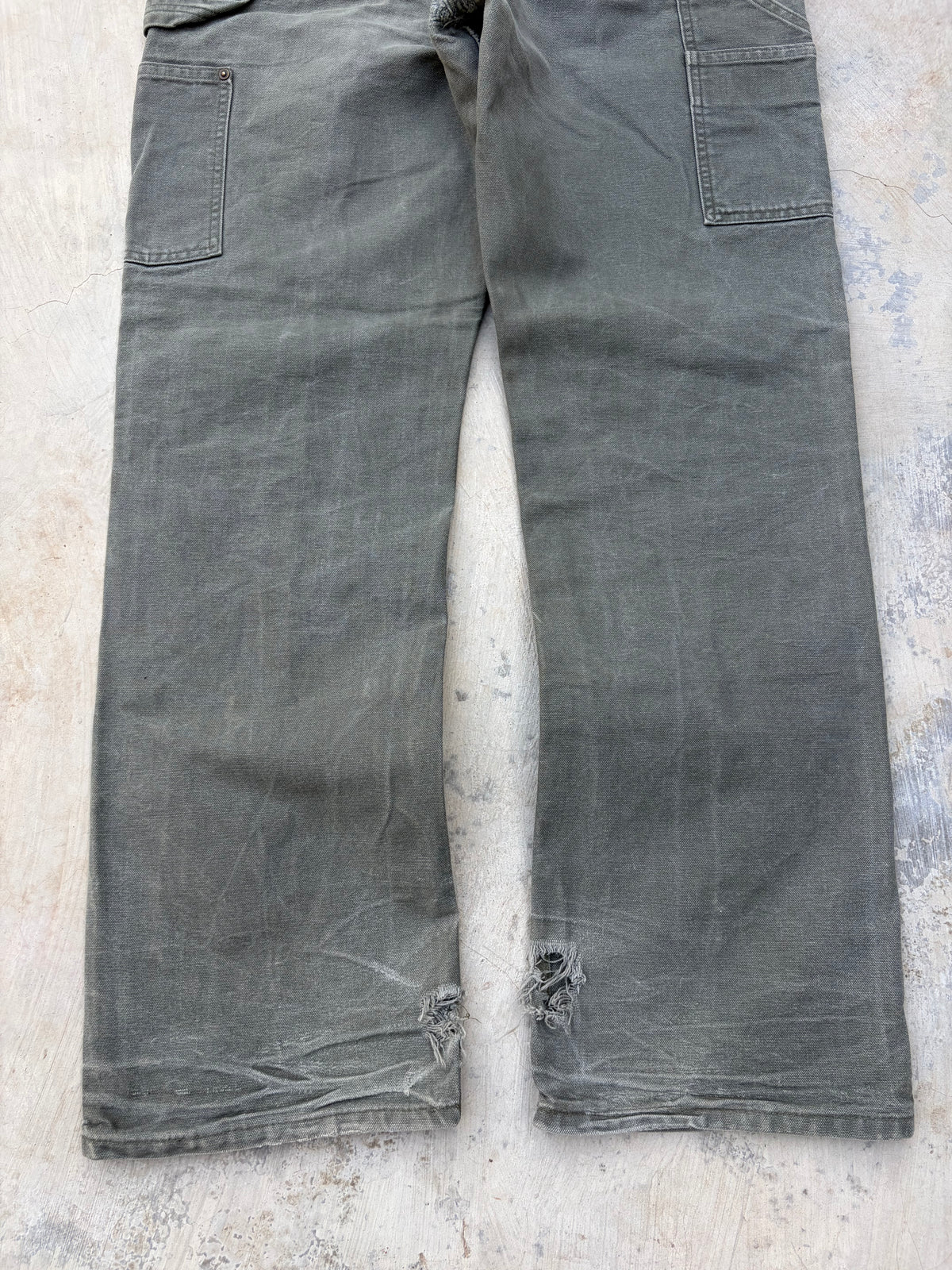 Vintage Sunfaded Bootcut Carhartt Double Knee pants 33