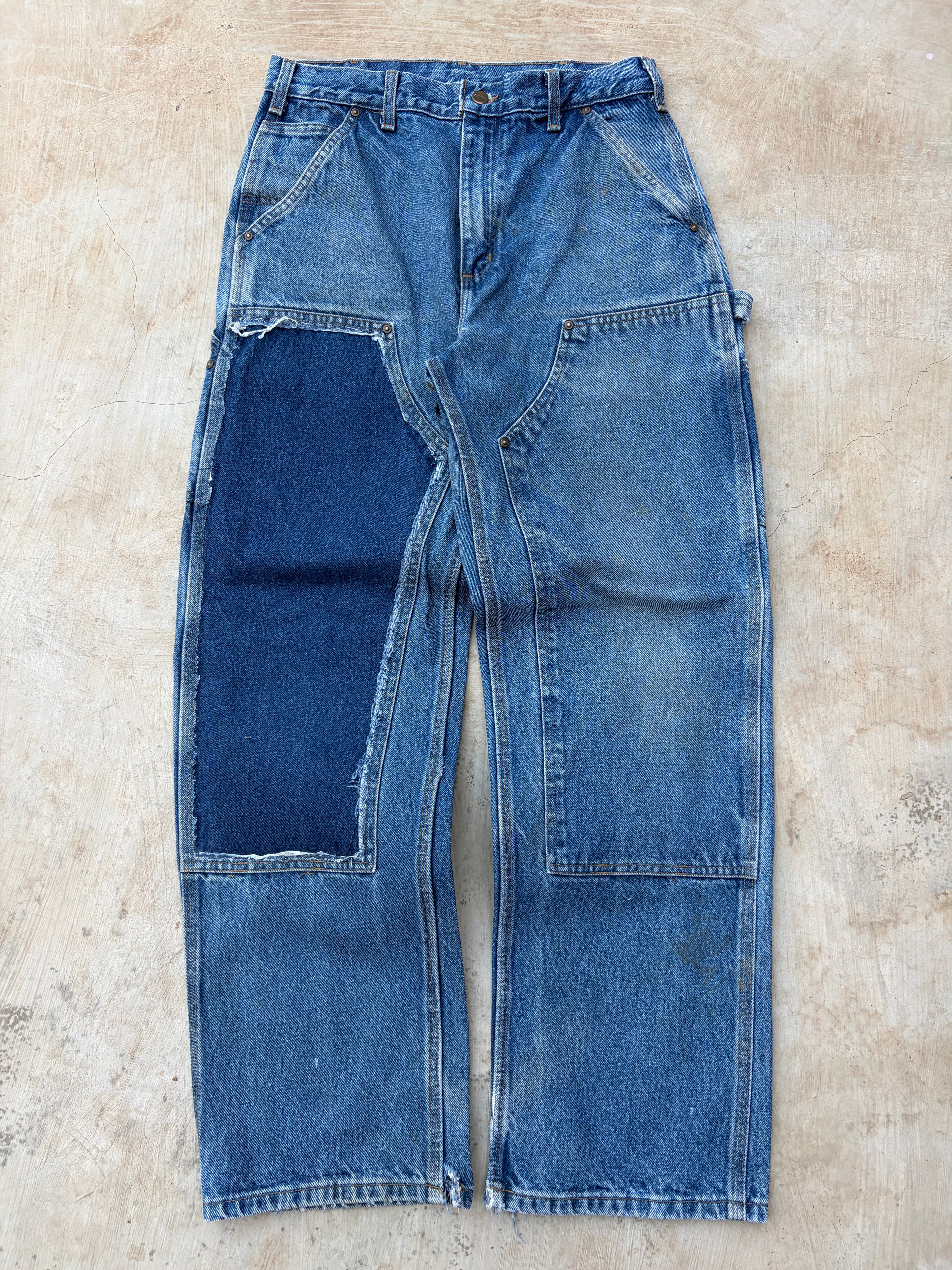 Vintage 00s Carhartt Double Knee Denim Distressed Panel 32