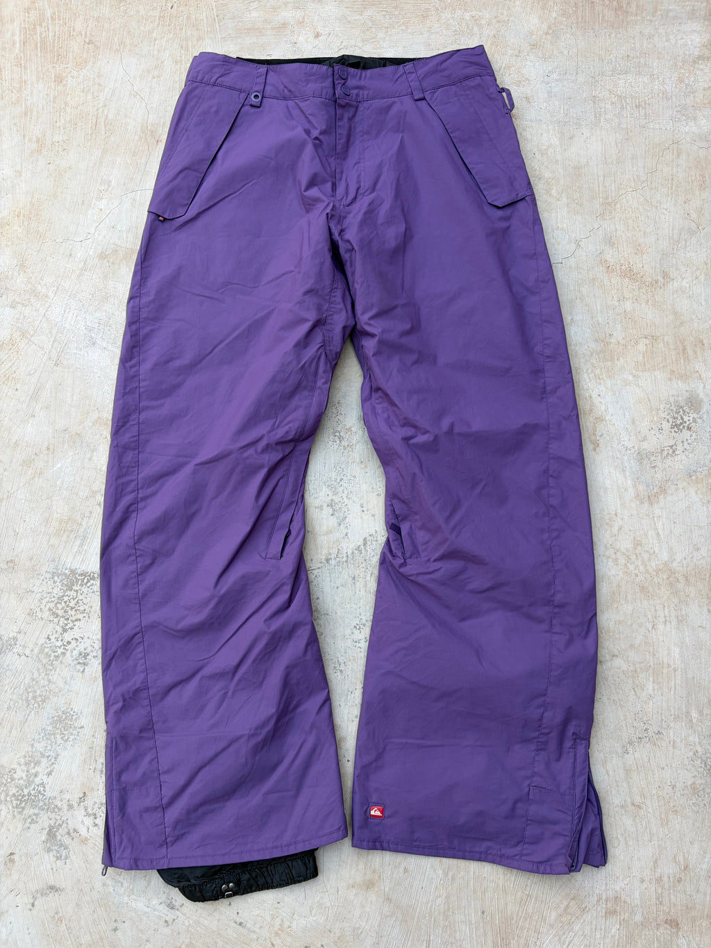 Vintage 00s Quiksilver Purple Insulated Snow Ski Pants 34