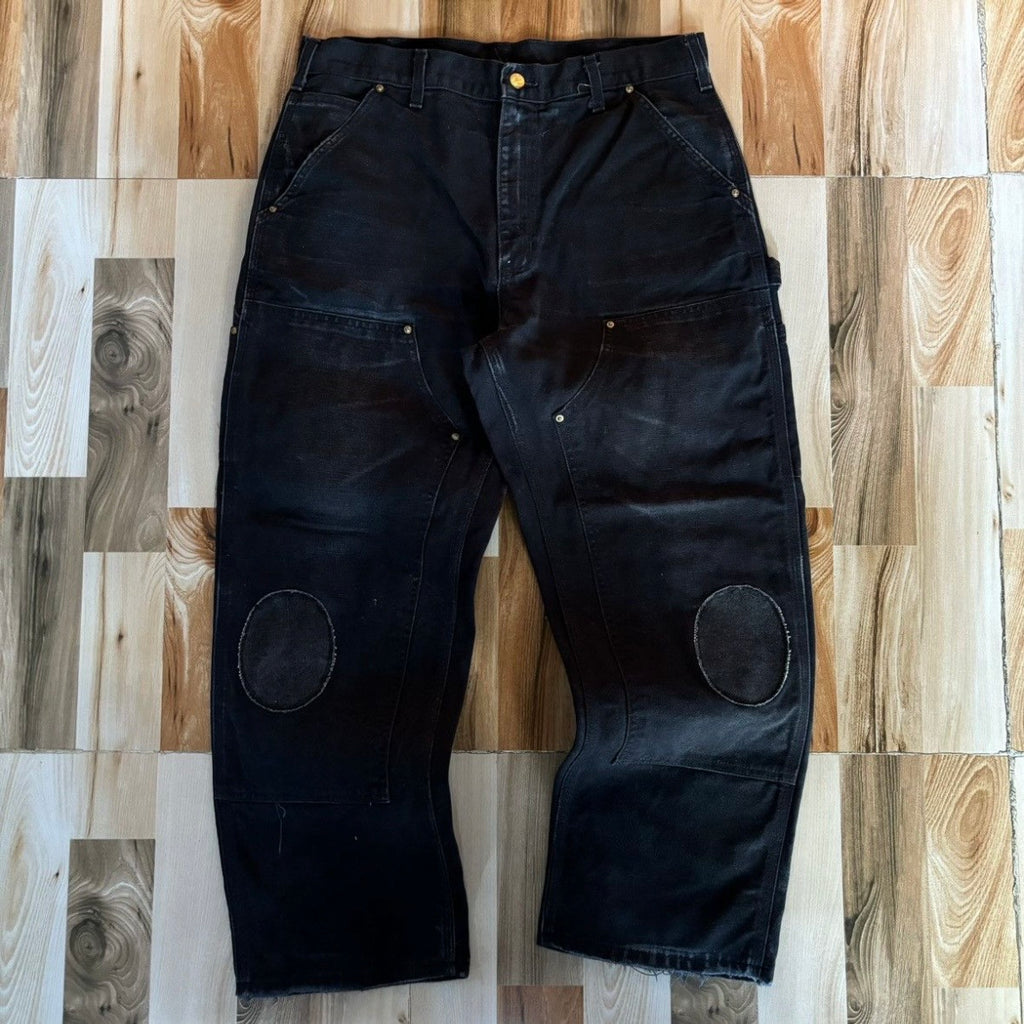 Vintage Carhartt Double Knee Pant B01 BLK 34