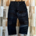 Vintage Carhartt Double Knee Pant B01 BLK 34