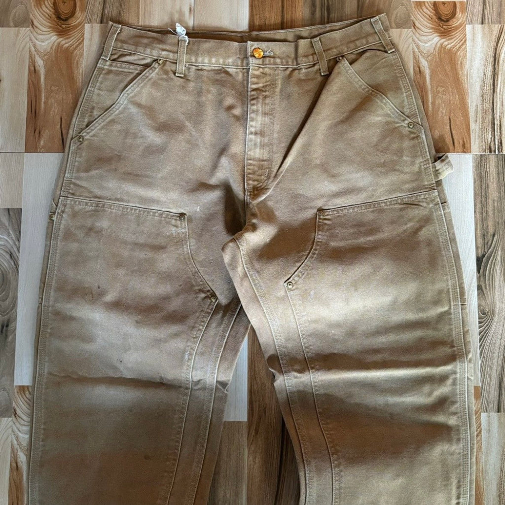 Vintage 00s Carhartt Double Knee B01 BRN 36