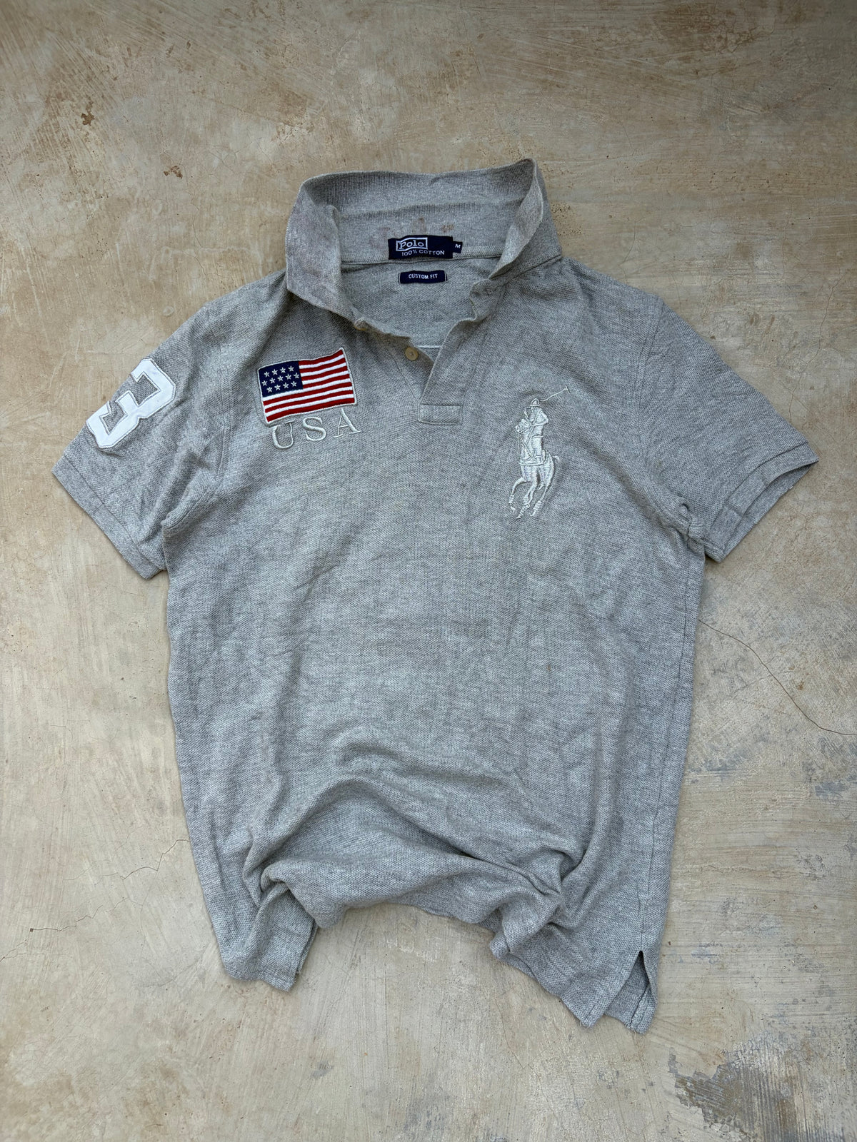 Vintage Polo Ralph Lauren USA Flag Polo Shirt XS/S