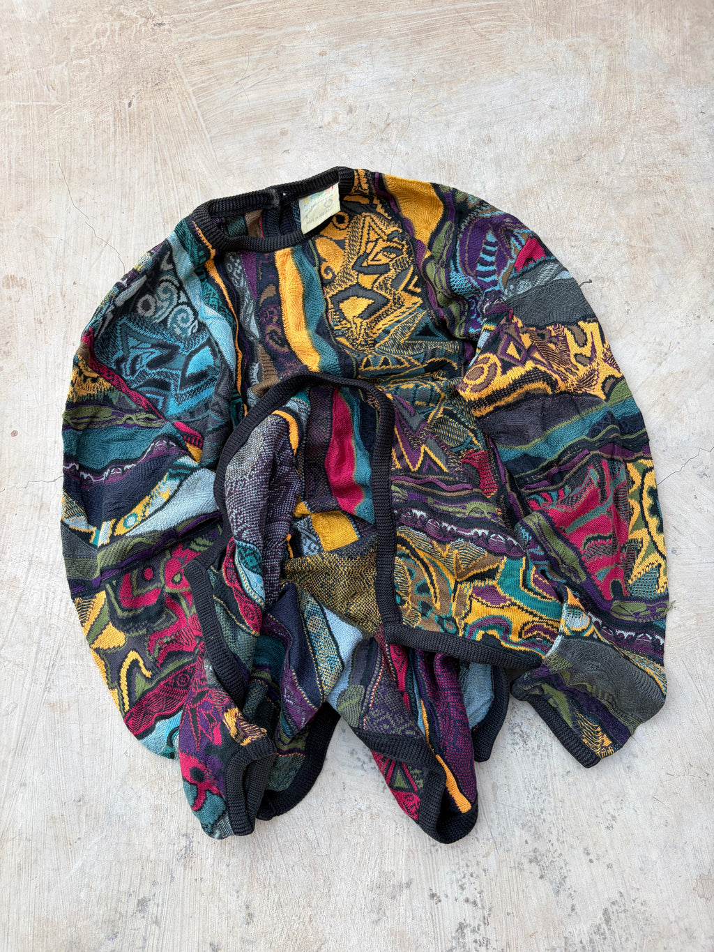 90s COOGI Australia Mercerized Cotton Knit Sweater Size L/XL