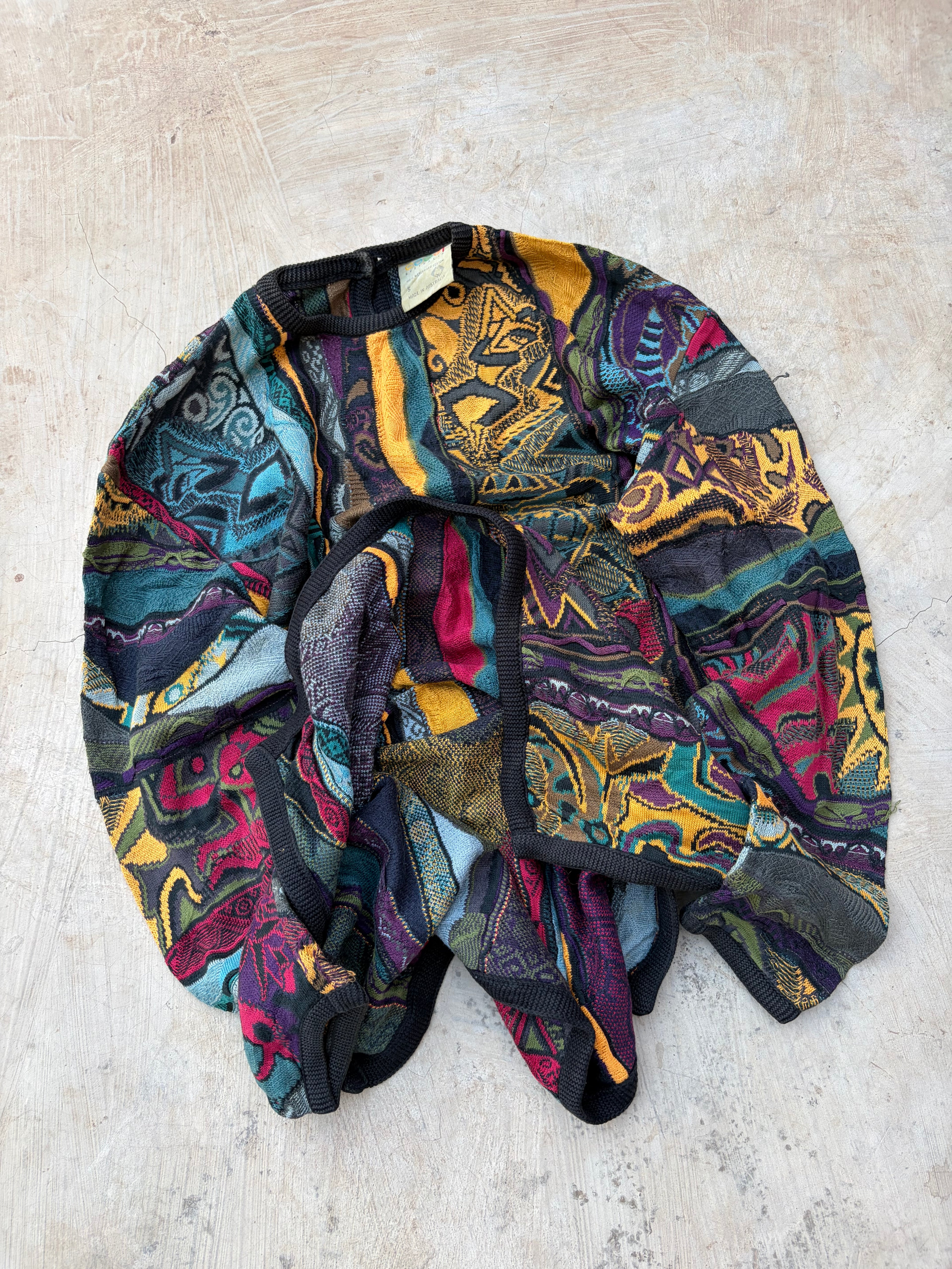 90s COOGI Australia Mercerized Cotton Knit Sweater Size L/XL