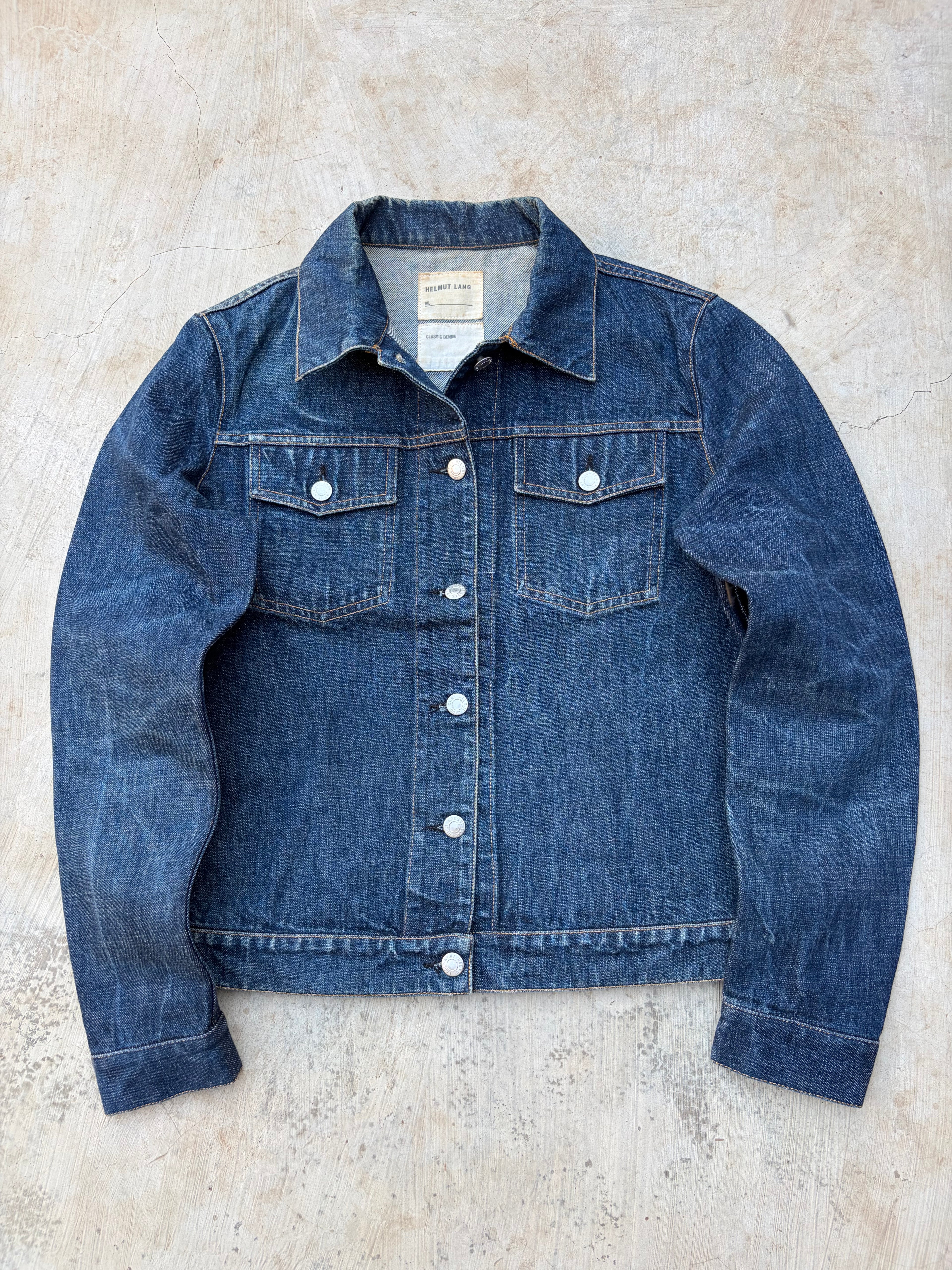 Vintage 1998 Helmut Lang Classic Denim Jacket M