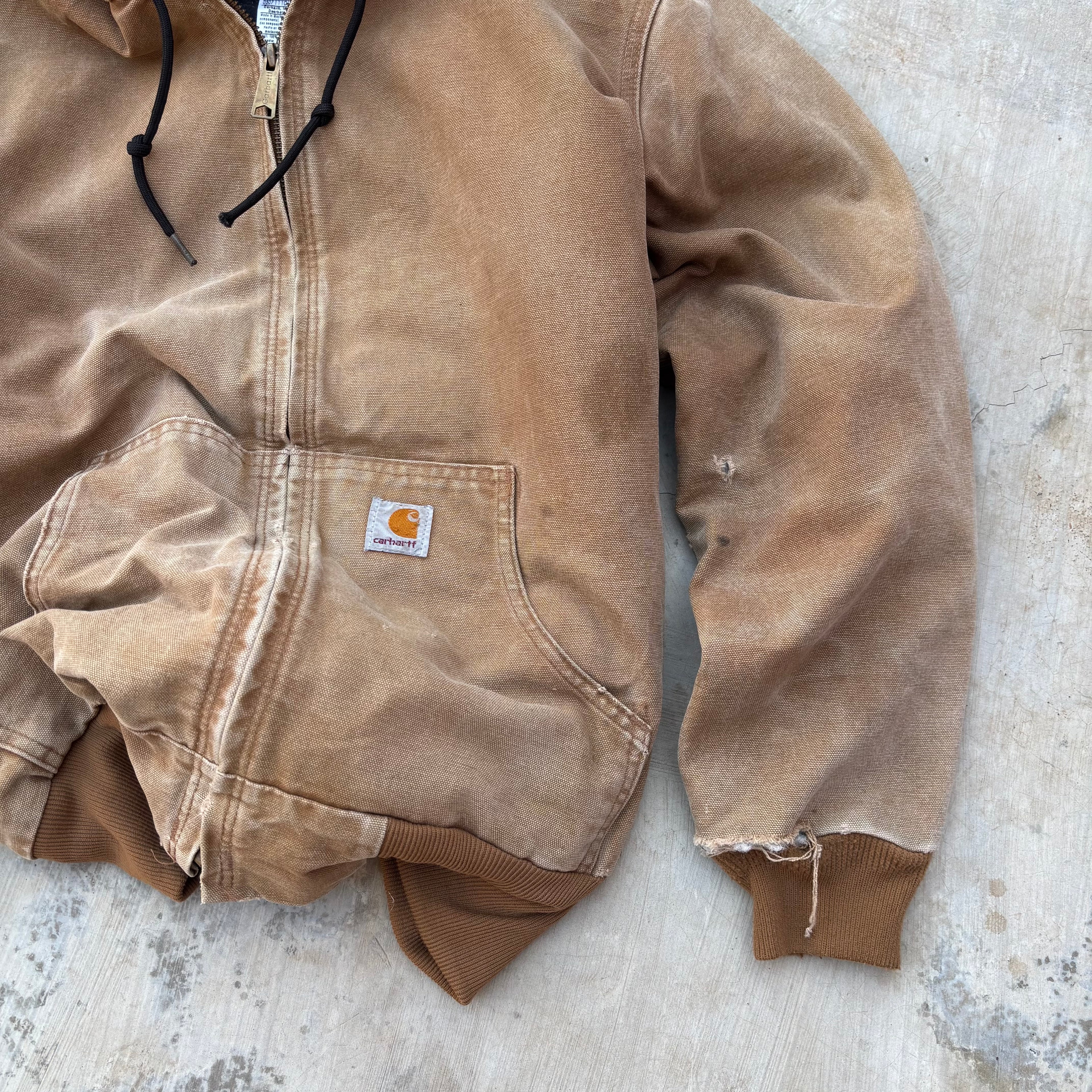 Vintage Carhartt Active Jacket WJ130 BRN M