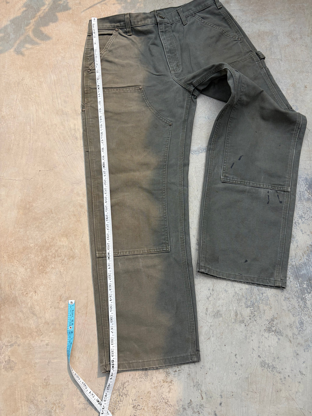 Vintage faded Carhartt Double Knee pants 34