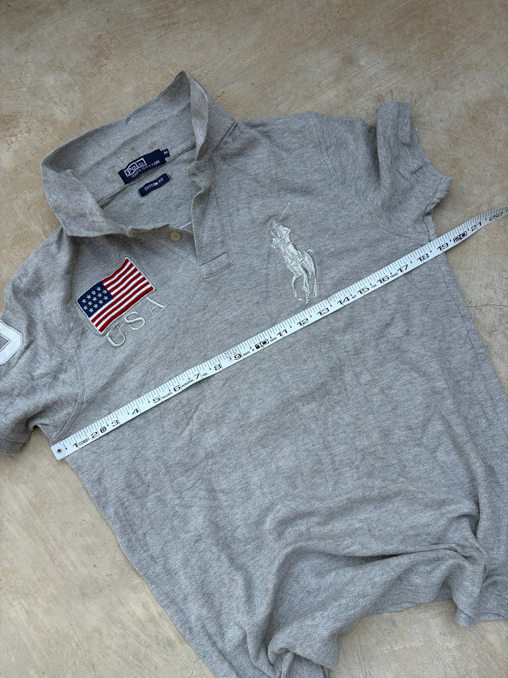 Vintage Polo Ralph Lauren USA Flag Polo Shirt XS/S