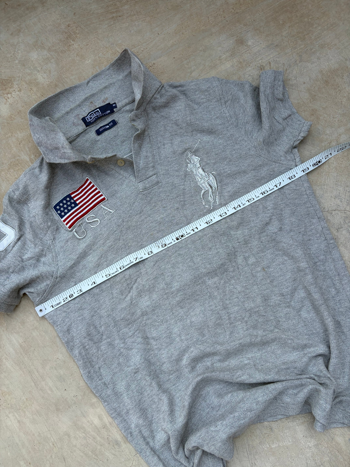 Vintage Polo Ralph Lauren USA Flag Polo Shirt XS/S