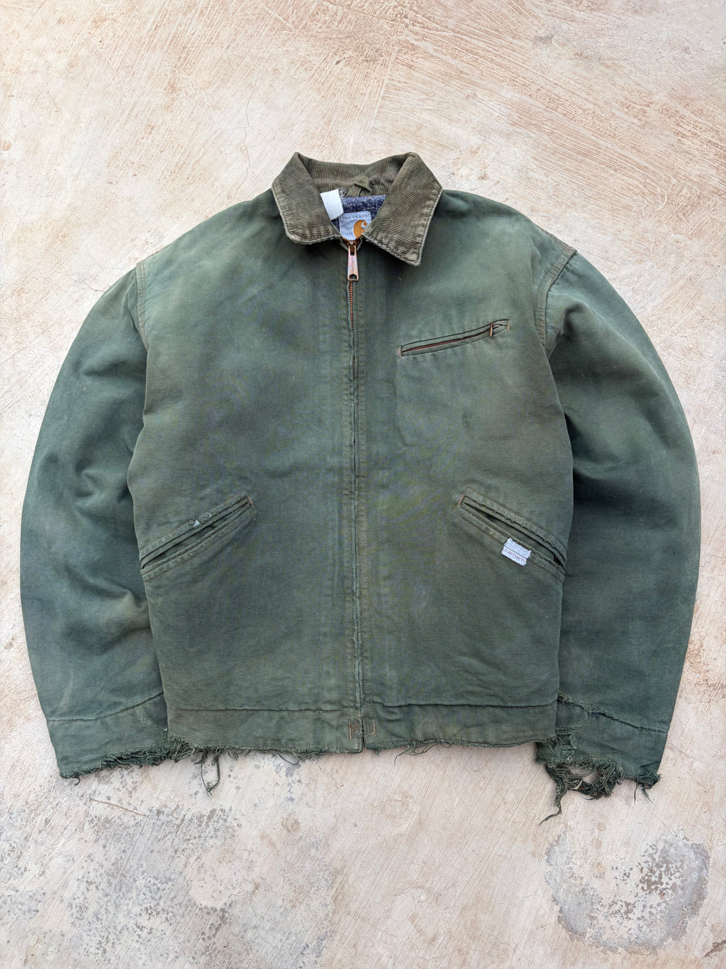 Vintage 80s Carhartt Detroit Jacket 100th Anniversary L