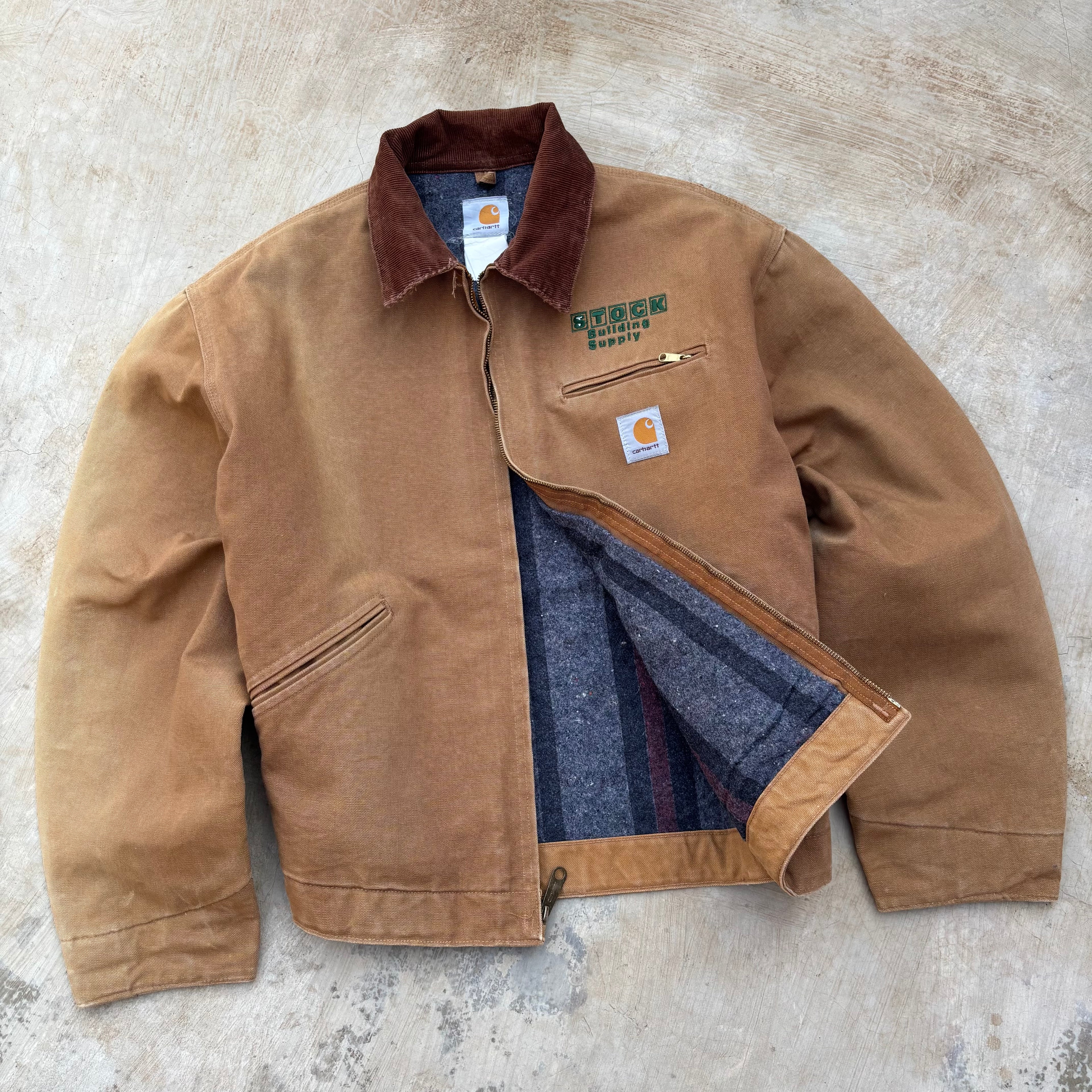Vintage 00s Carhartt Detroit Jacket BRN L/XL
