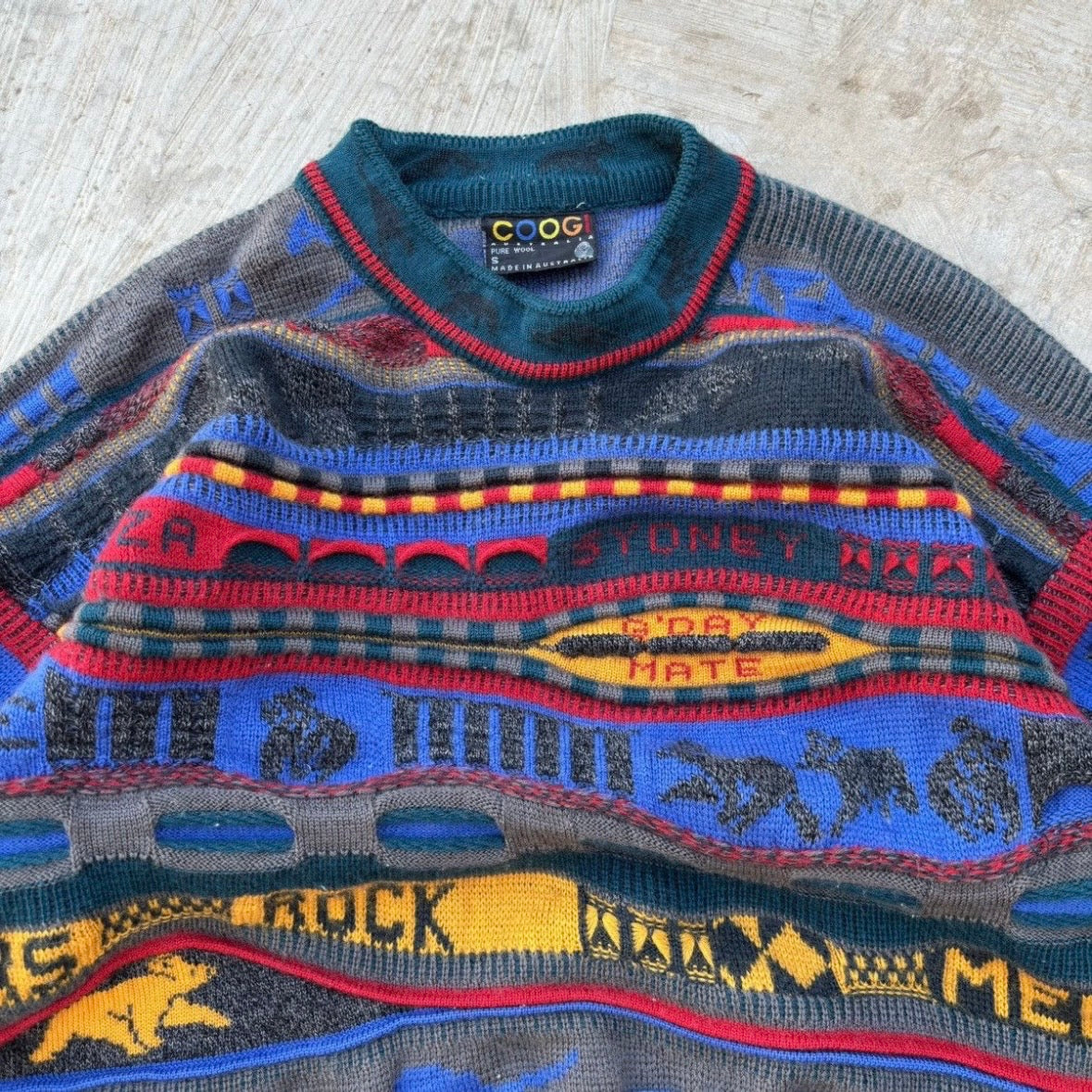 Vintage 90s Coogi Knitwear S