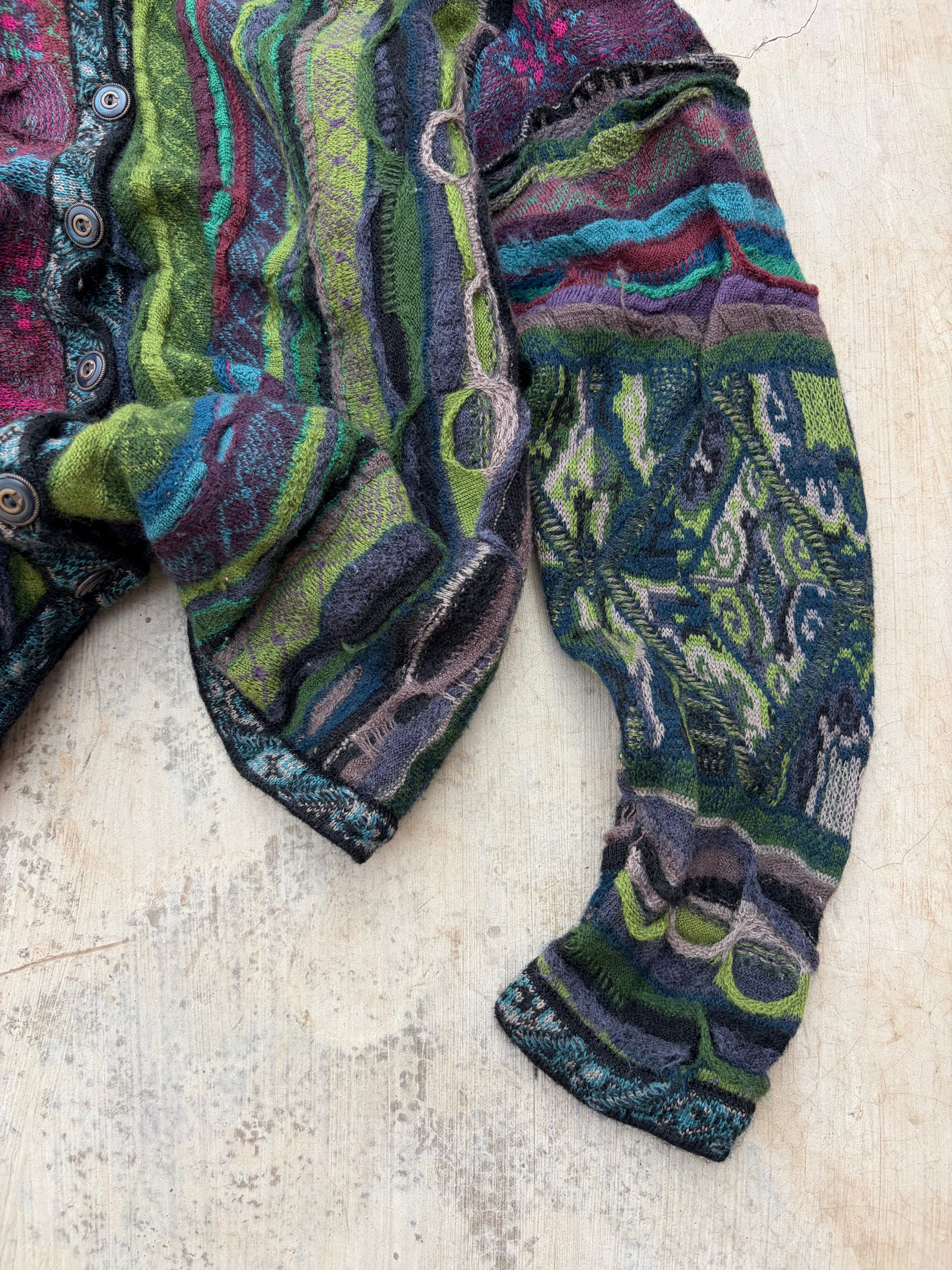 Vintage 90s Coogi Cardigan M
