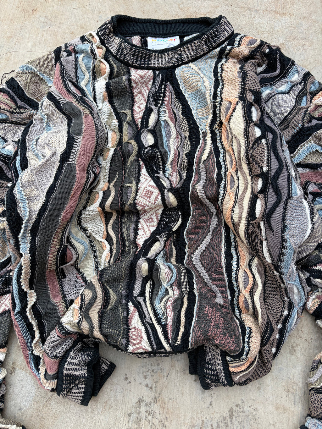 Vintage 90s Coogi 3D Knit Sweater L