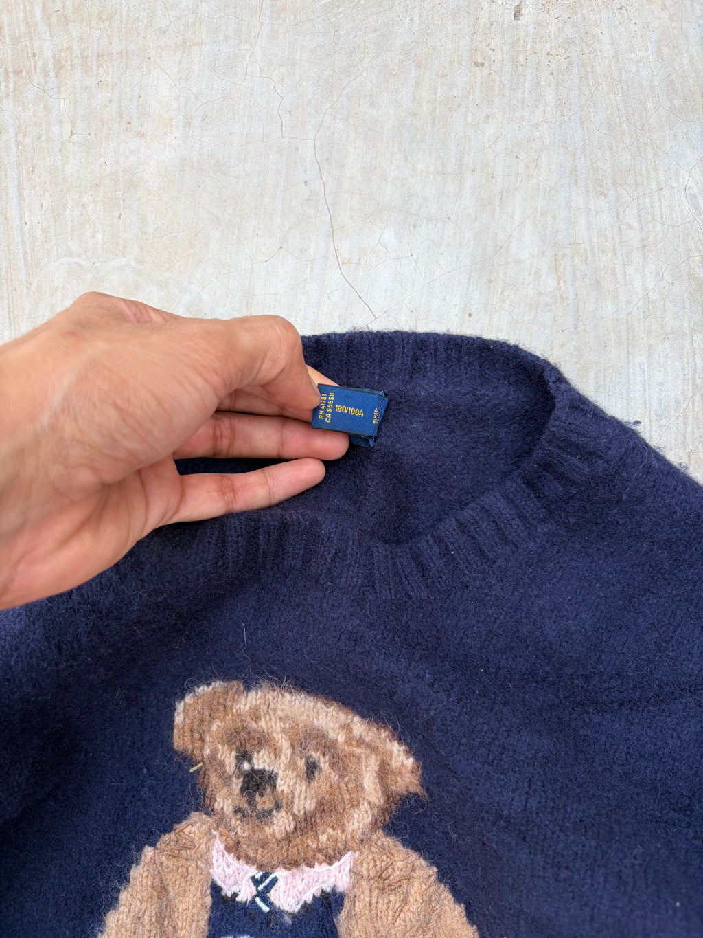 Vintage Polo Ralph Lauren Polo Bear USA Sweater S