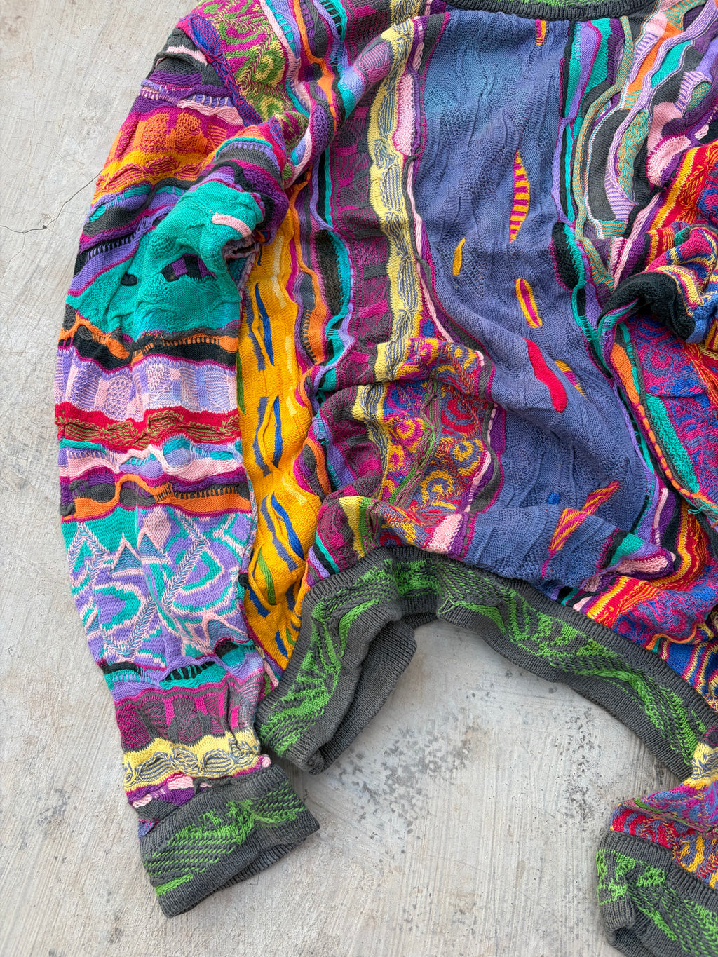 Vintage 90s Coogi Australia Mercerised Cotton Knit Sweater SS
