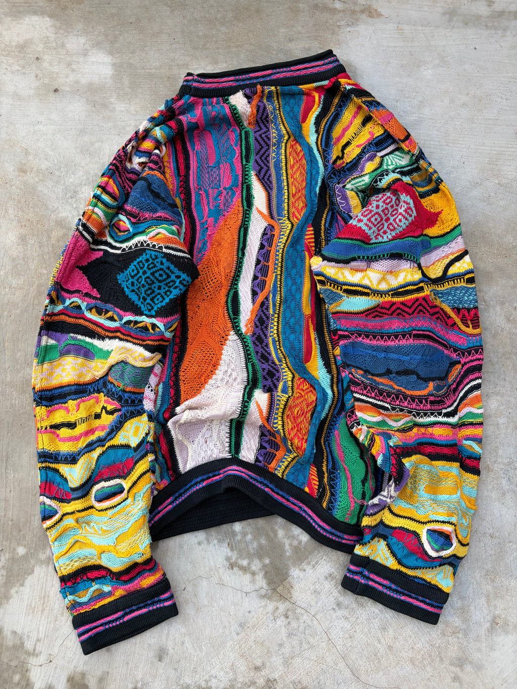 Rare 90s Vintage COOGI Australia 3D Knit Sweater M/L